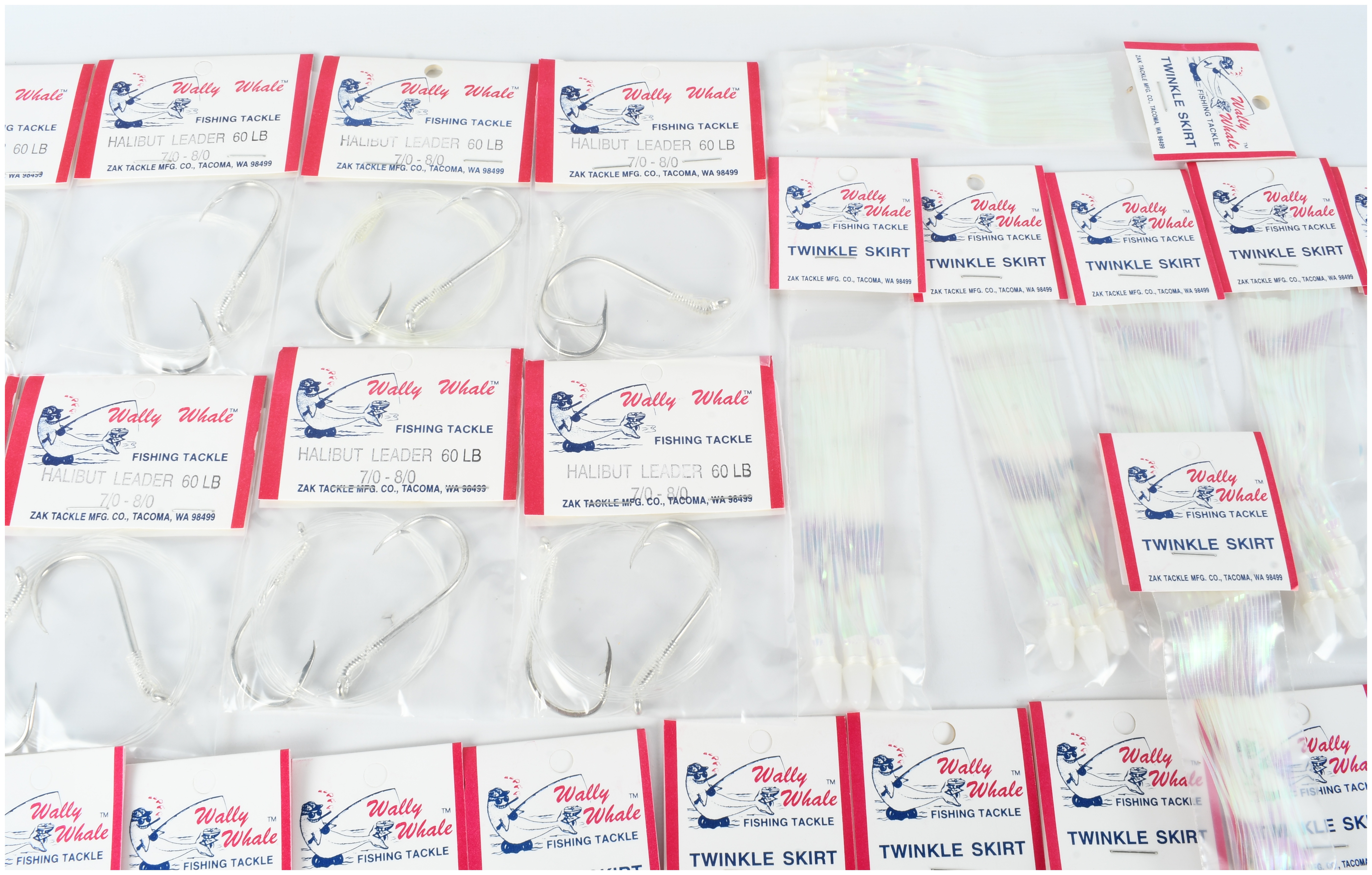A Collection of 34 Pieces of Vintage Wally Whale Salt Water Fishing Tackle
