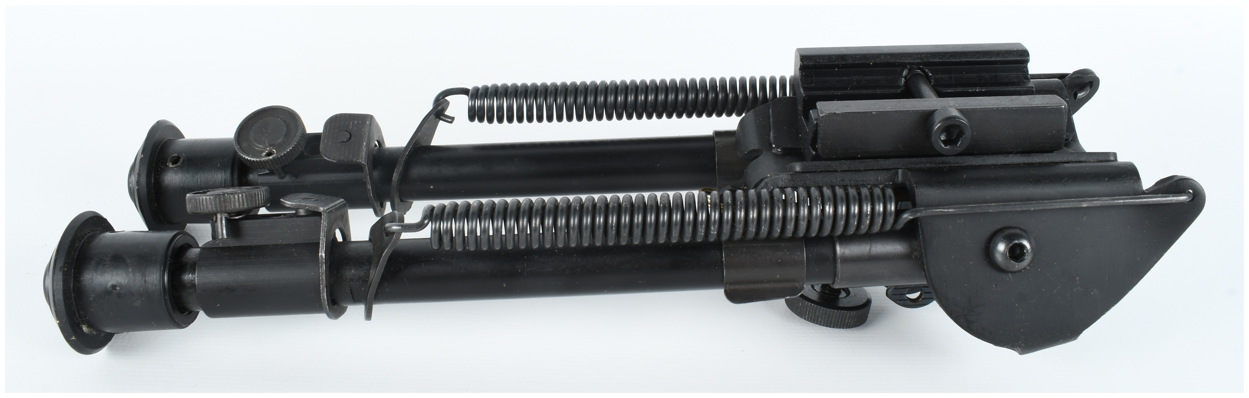 An NcSTAR Precision Grade Full Size Bipod with Mounting Accessories