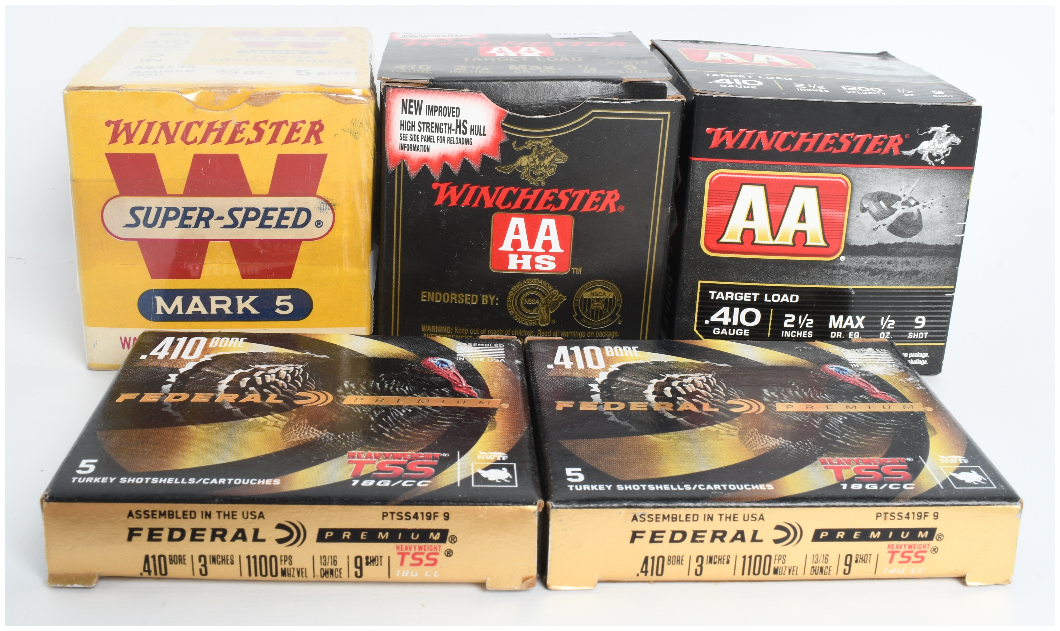 A Lot of 95 Winchester and Federal .410 Gauge Shotgun Shells
