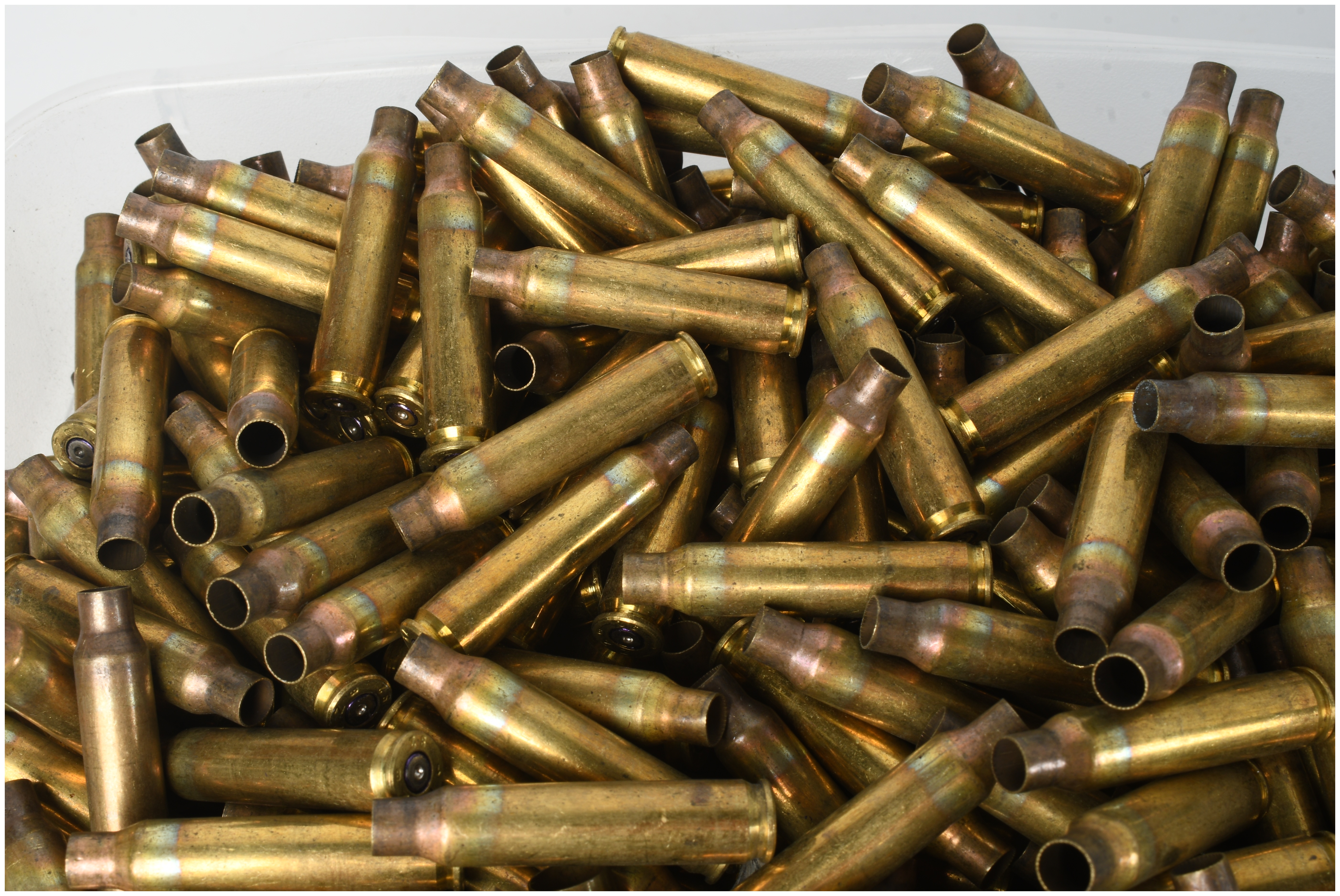 1,000 Mixed .223 Remington and 5.56x45mm NATO Brass Cartridge Casings