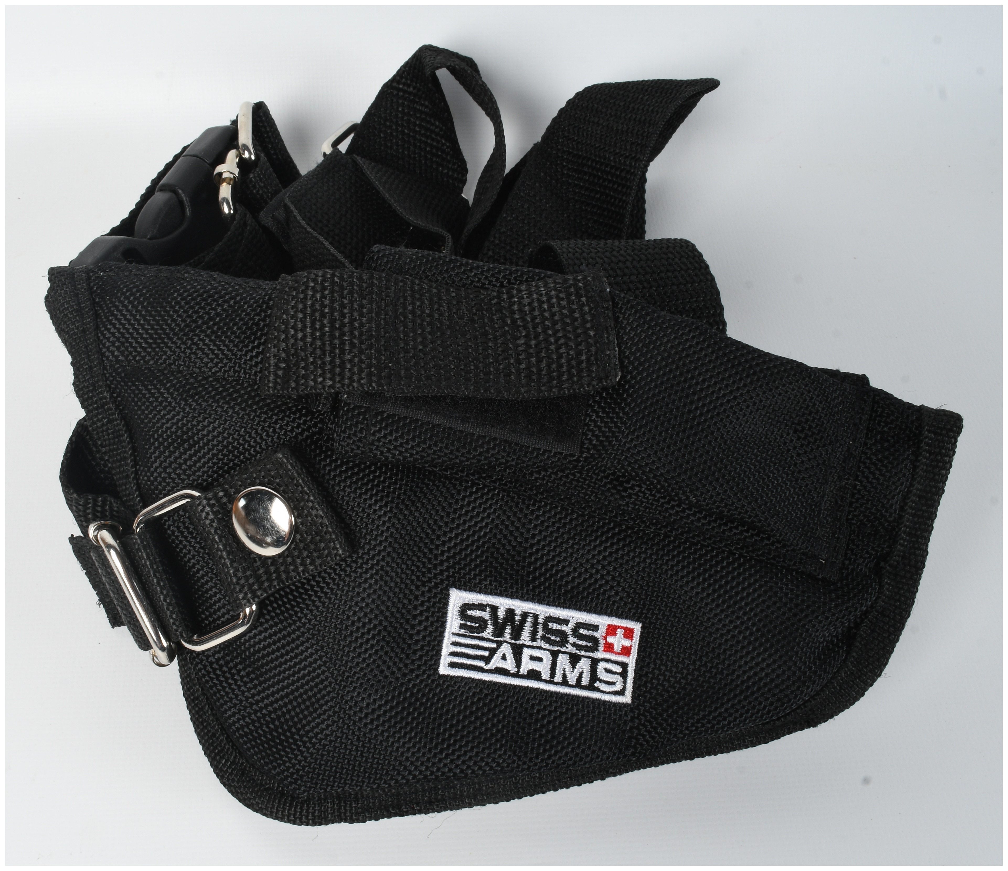 A Collection of 4 Assorted Leather and Nylon Pistol Holsters