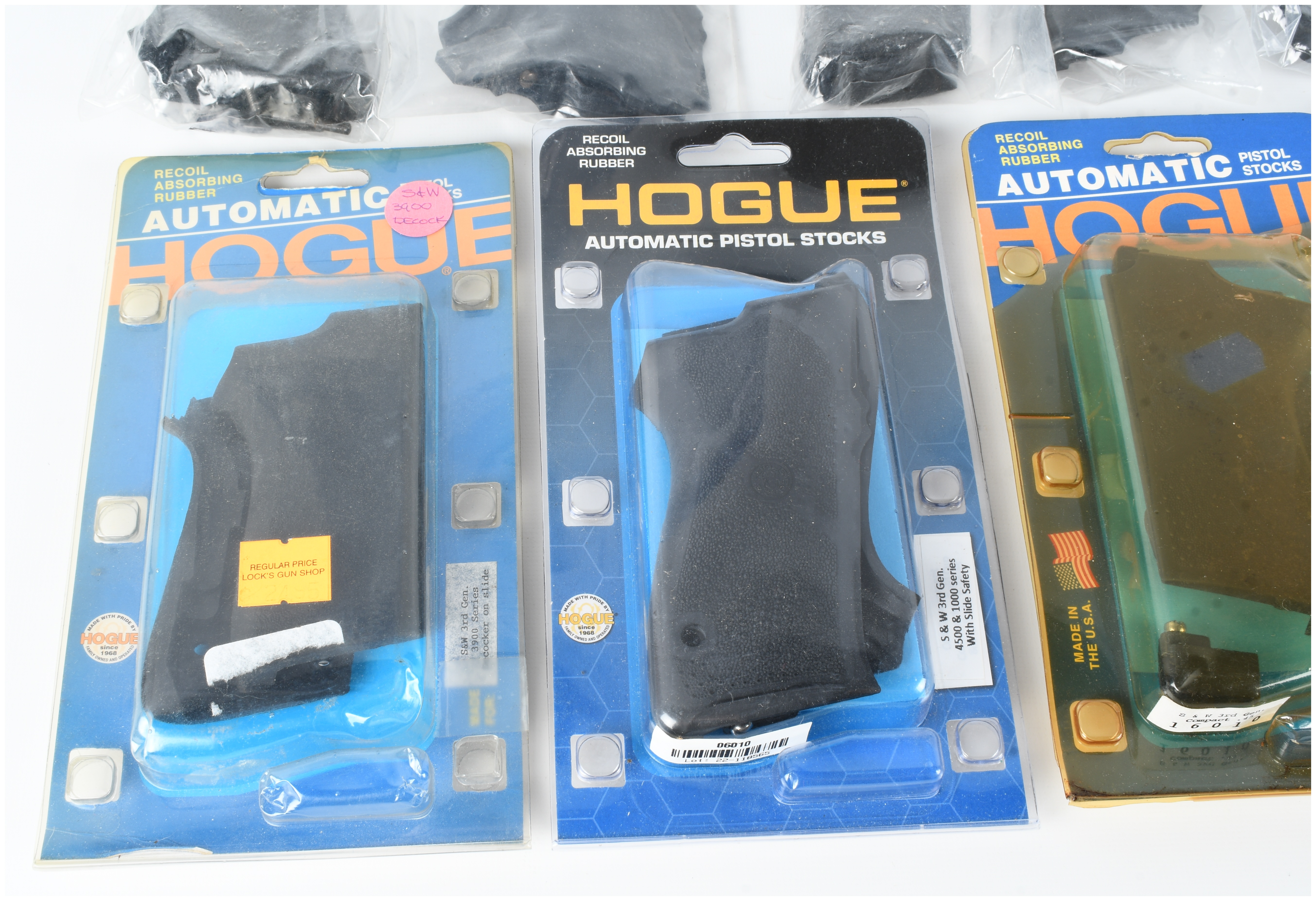 A Collection of 11 Smith and Wesson Third Generation Semi-Automatic Pistol Grip Sets