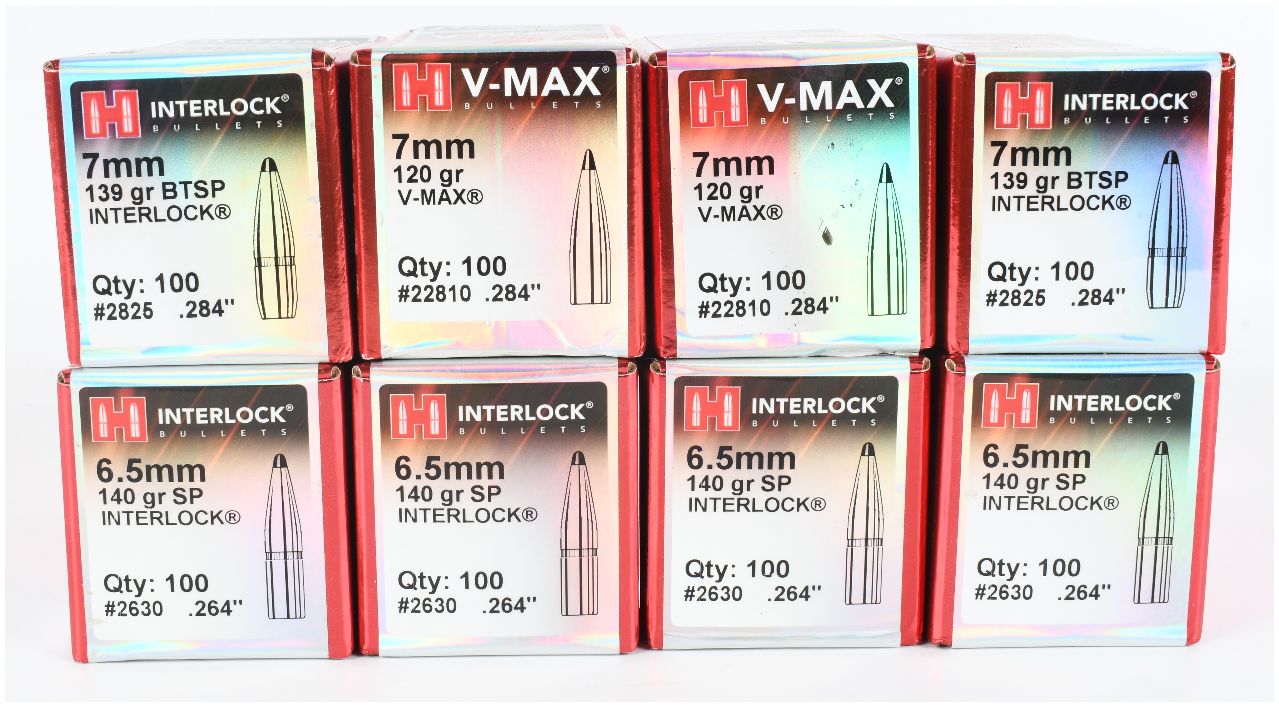 Hornady Interlock and V-MAX Rifle Bullets 7mm and 6.5mm Caliber
