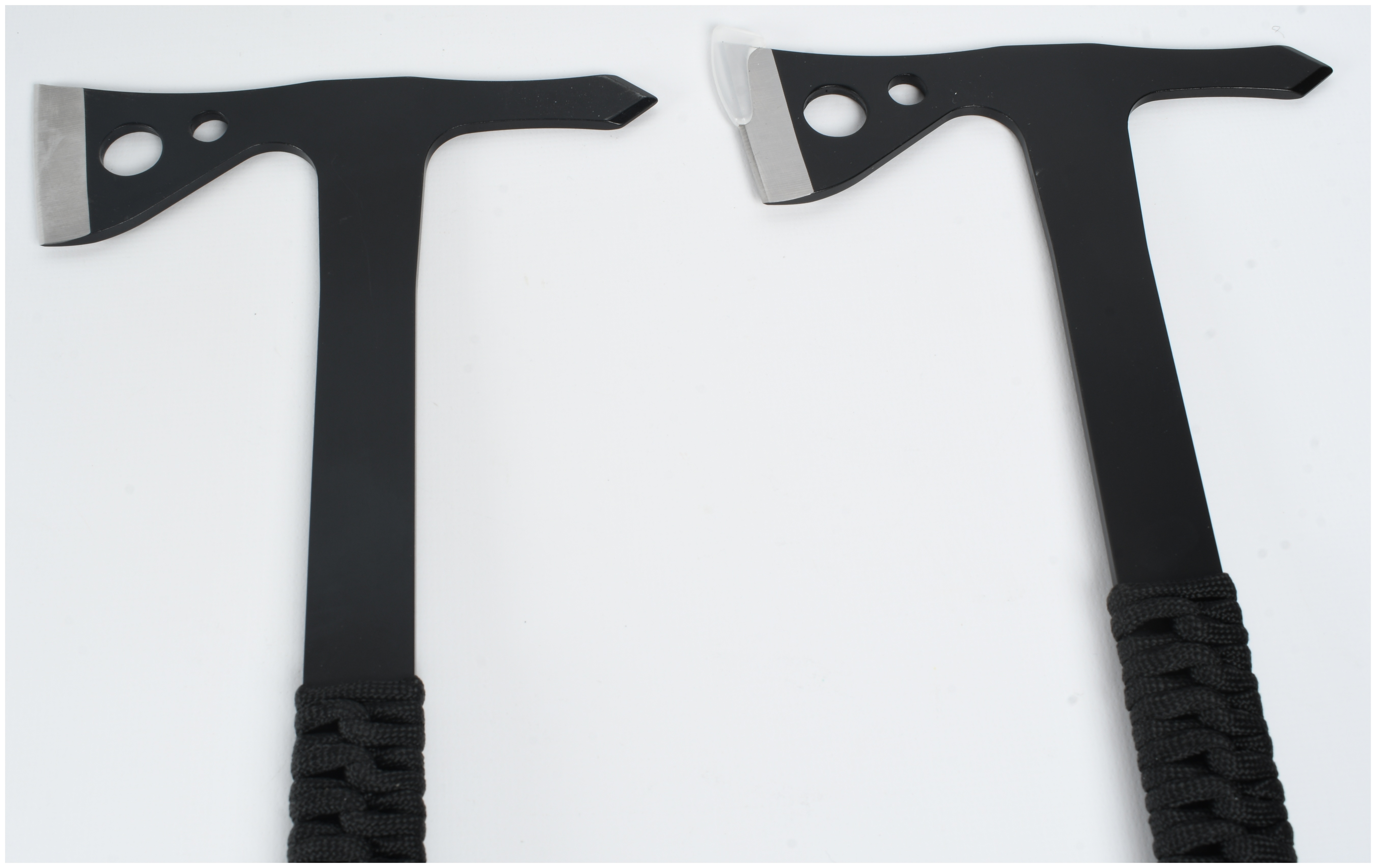 Two SOG Tactical Tomahawks and a Throwing Card