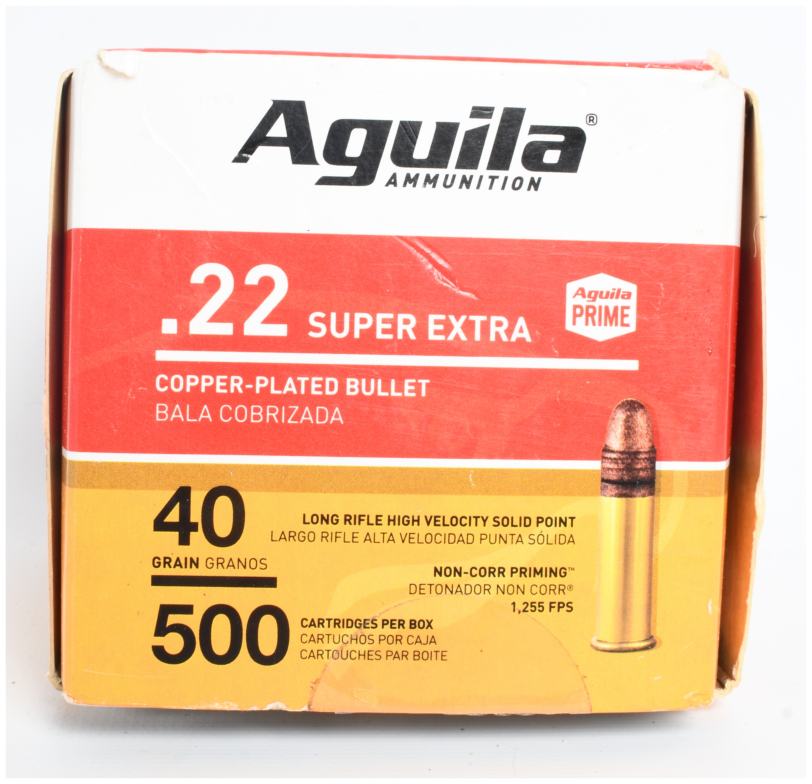 A Lot of 500 Rounds of Aguila Super Extra .22 Long Rifle Rimfire Ammunition