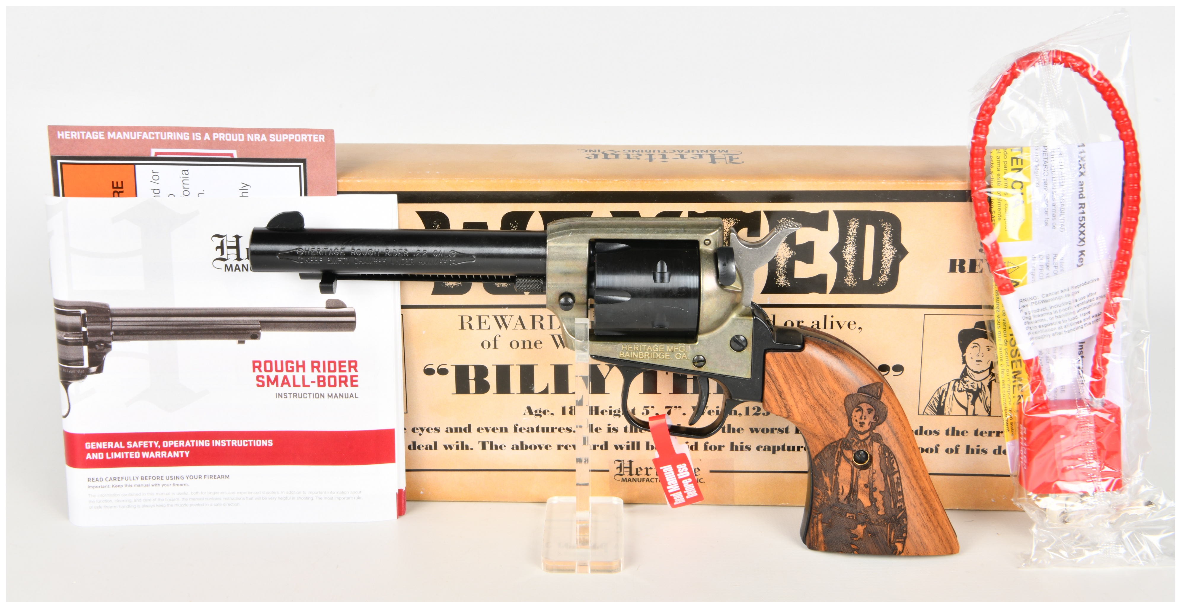 Heritage Manufacturing Inc. Rough Rider Single-Action Revolver .22 Caliber with 4.75 Inch Barrel