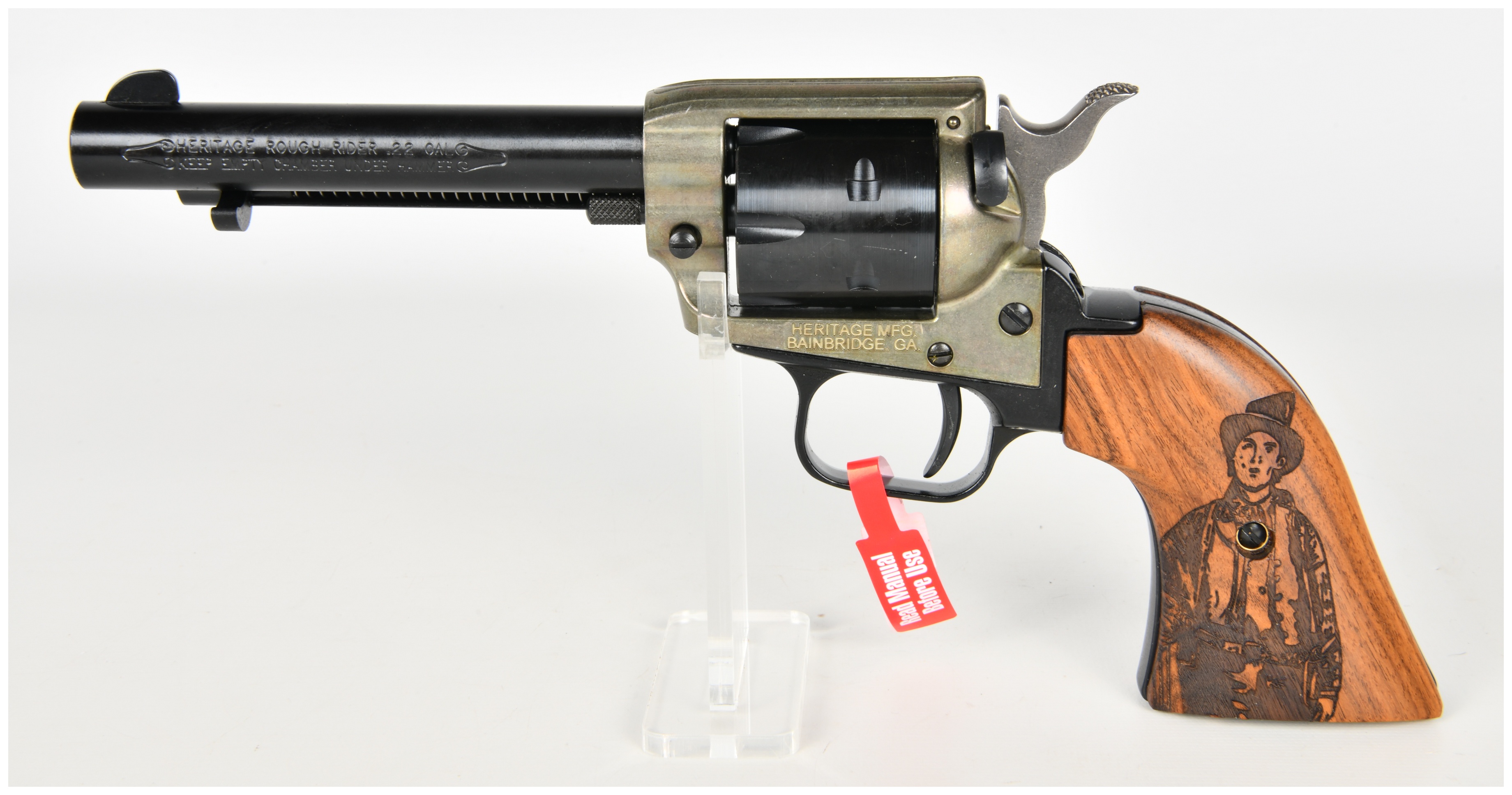 Heritage Manufacturing Inc. Rough Rider Single-Action Revolver .22 Caliber with 4.75 Inch Barrel