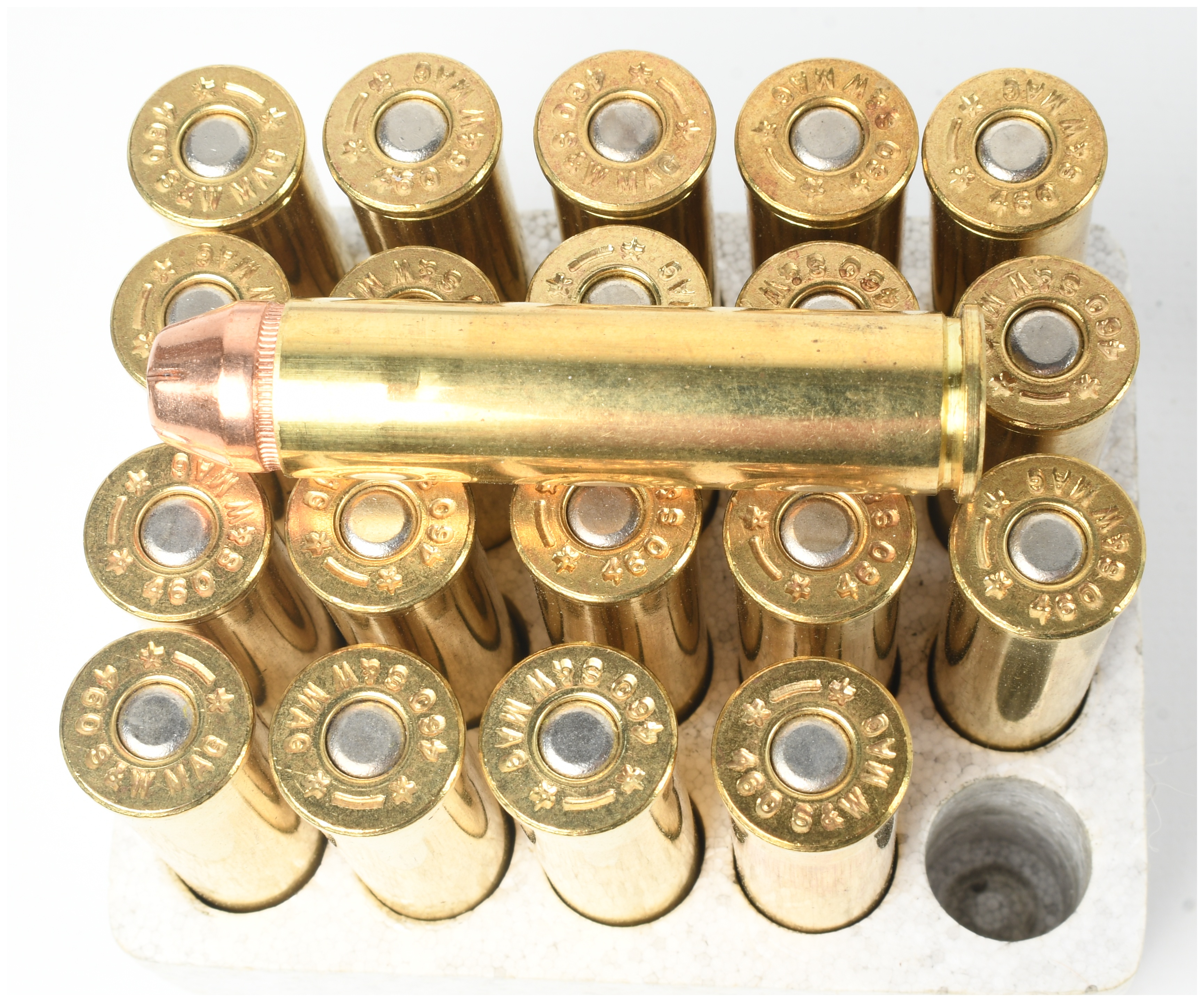 A Lot of 63 Rounds of Hornady and Winchester .460 S&W Magnum Ammunition