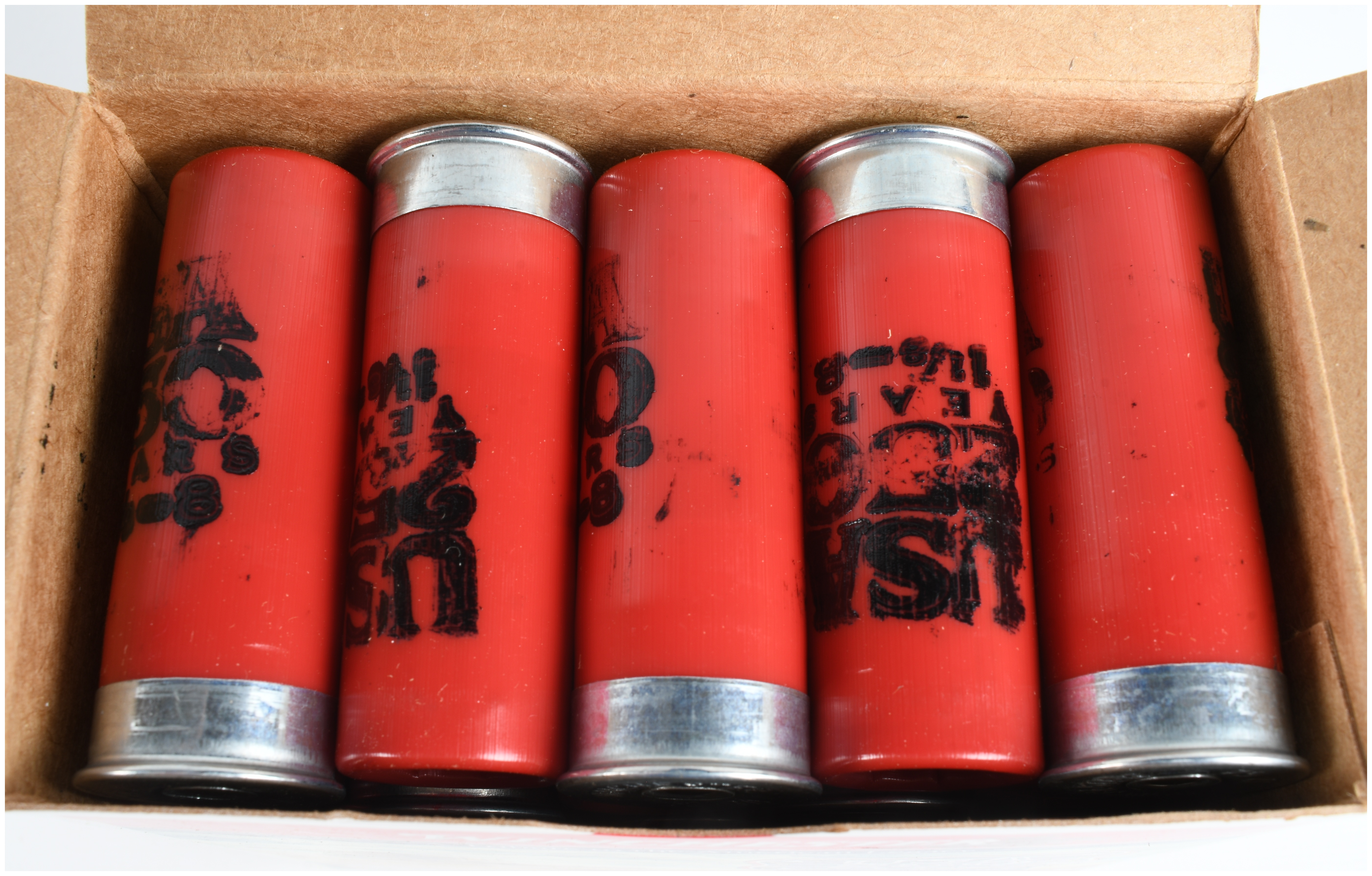 A Lot of 100 Rounds Winchester Super-Target USA 250 Years Limited Series 12 Gauge Ammunition