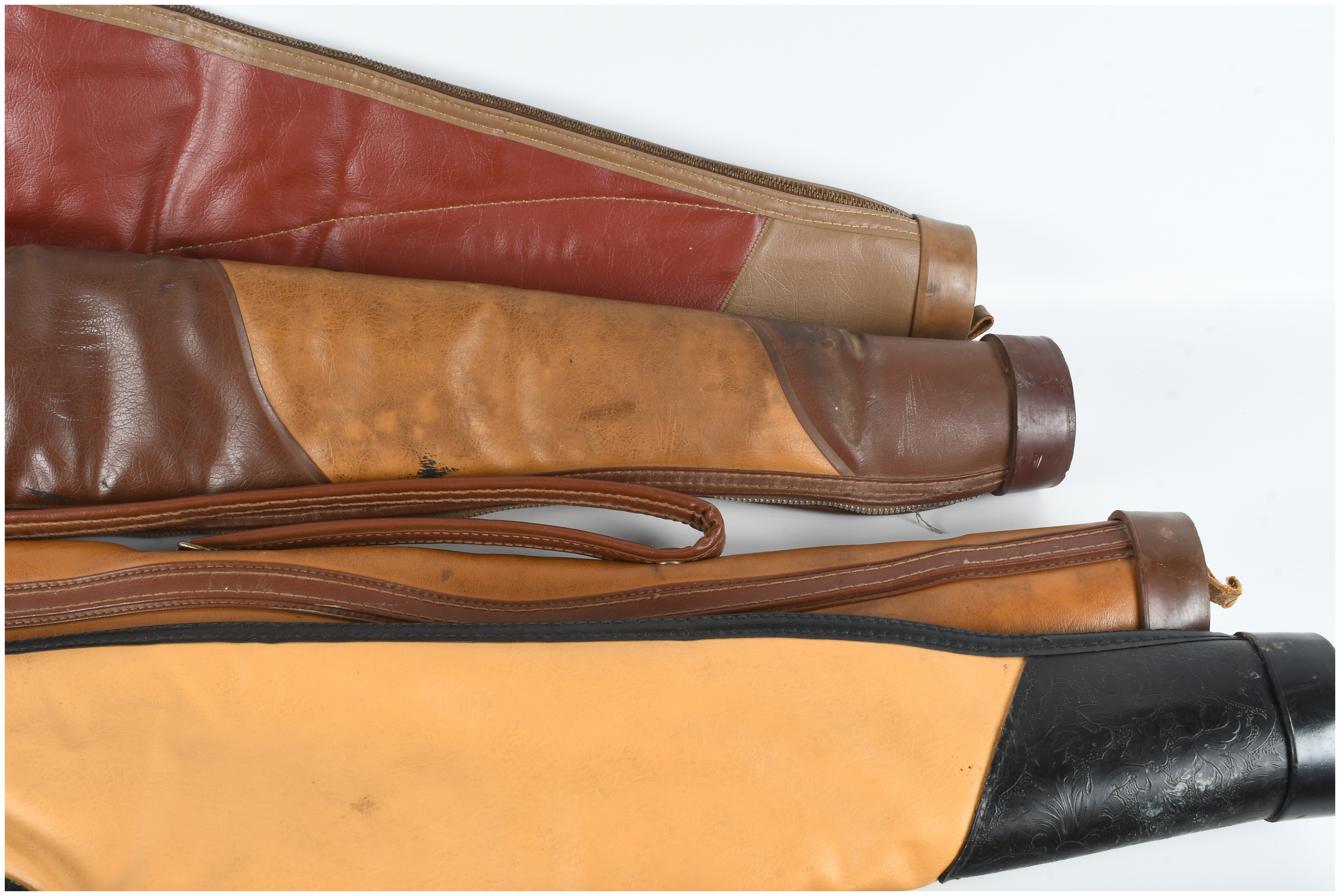 A Group of 5 Vintage Soft-Sided Long Gun Cases including Kolpin Gun-Tector