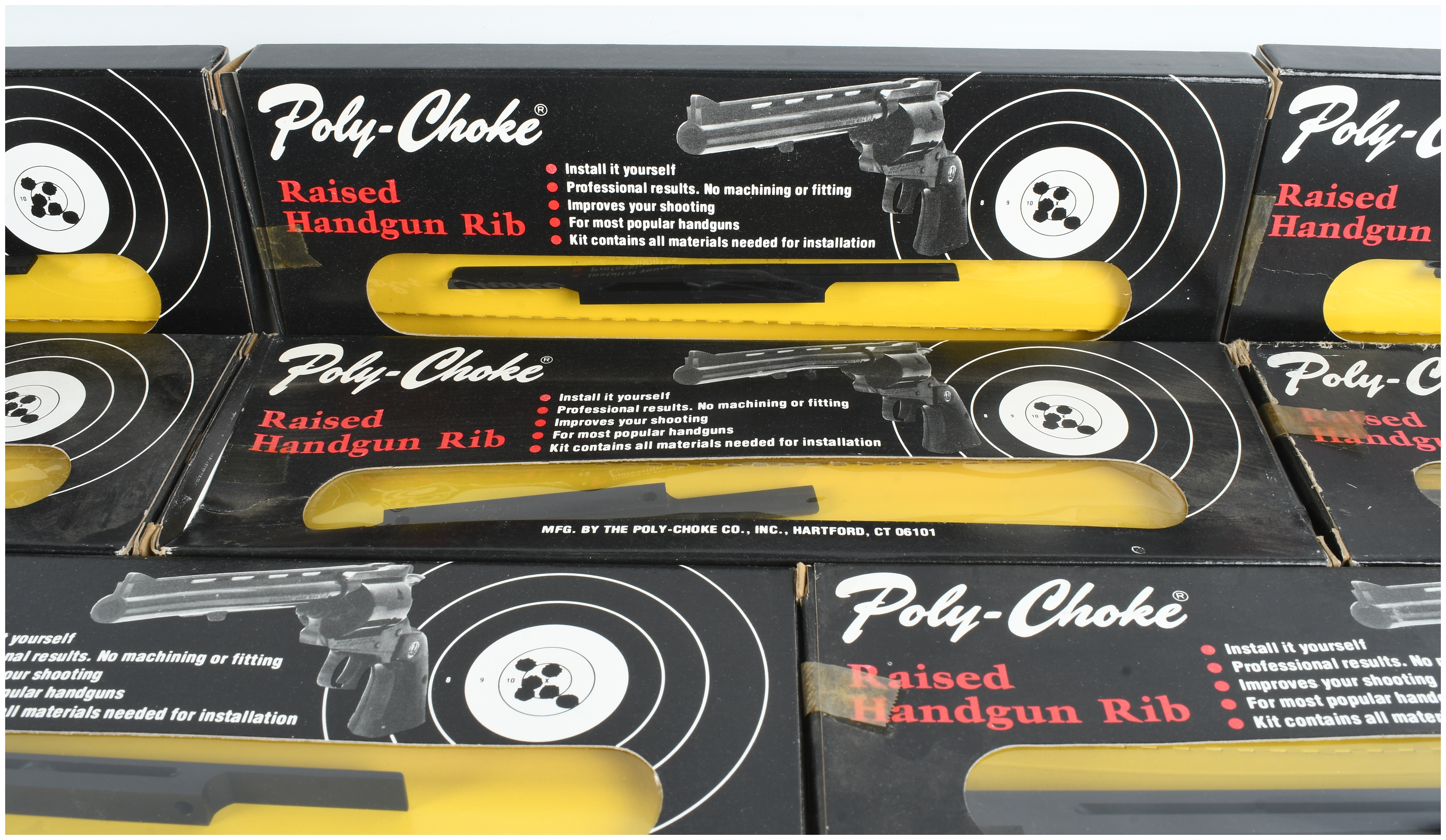8 Poly-Choke Raised Handgun Rib Kits