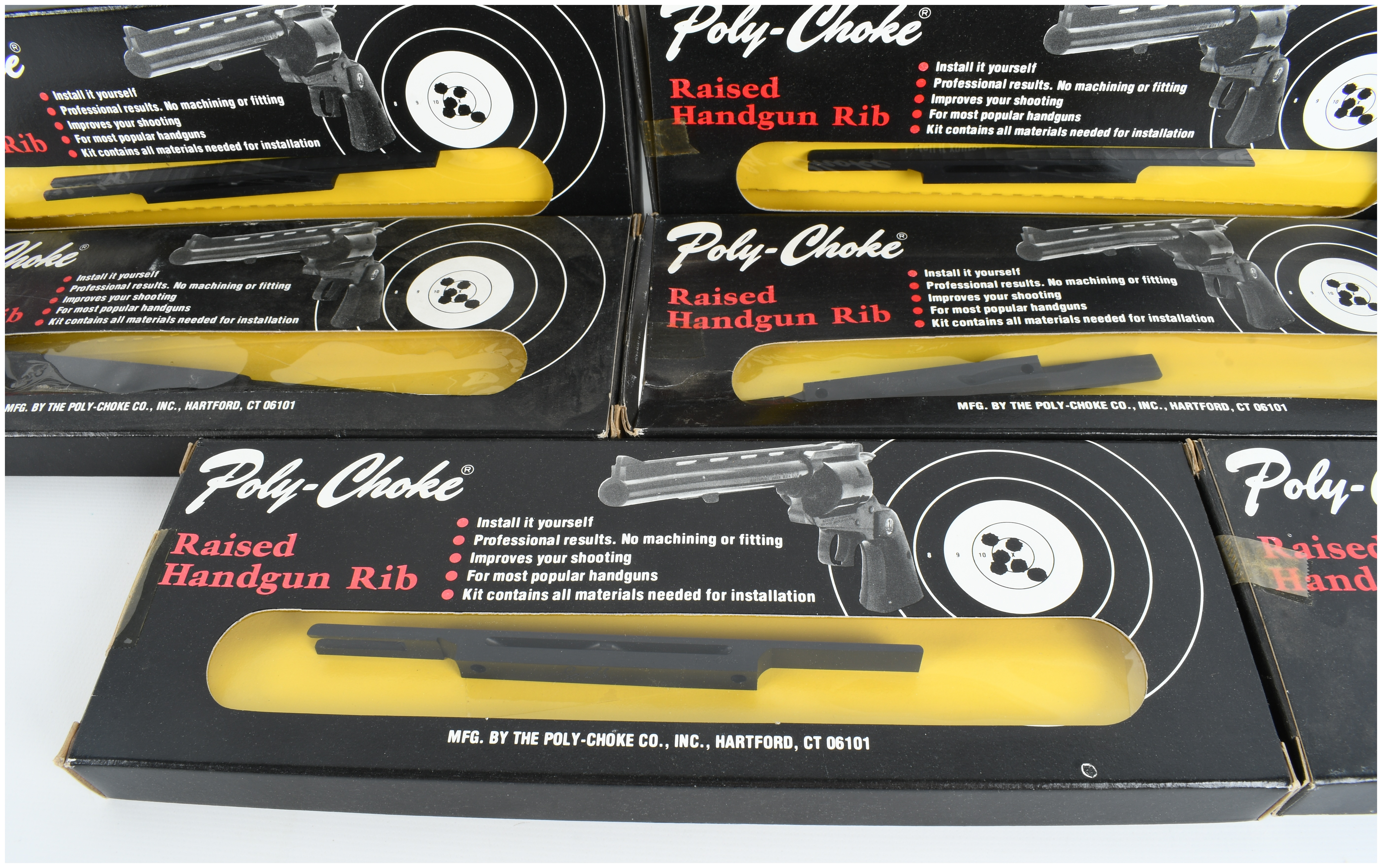 8 Poly-Choke Raised Handgun Rib Kits