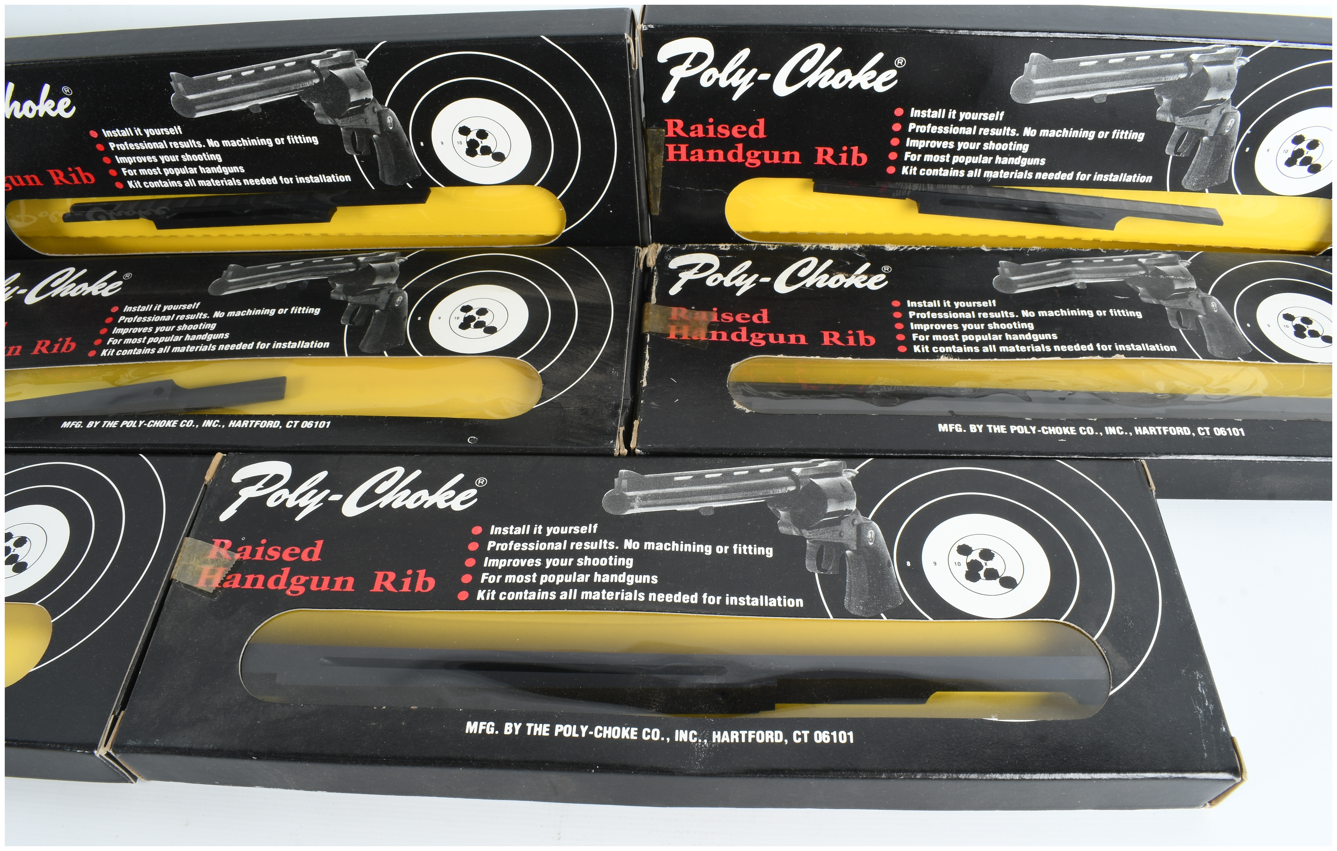 8 Poly-Choke Raised Handgun Rib Kits