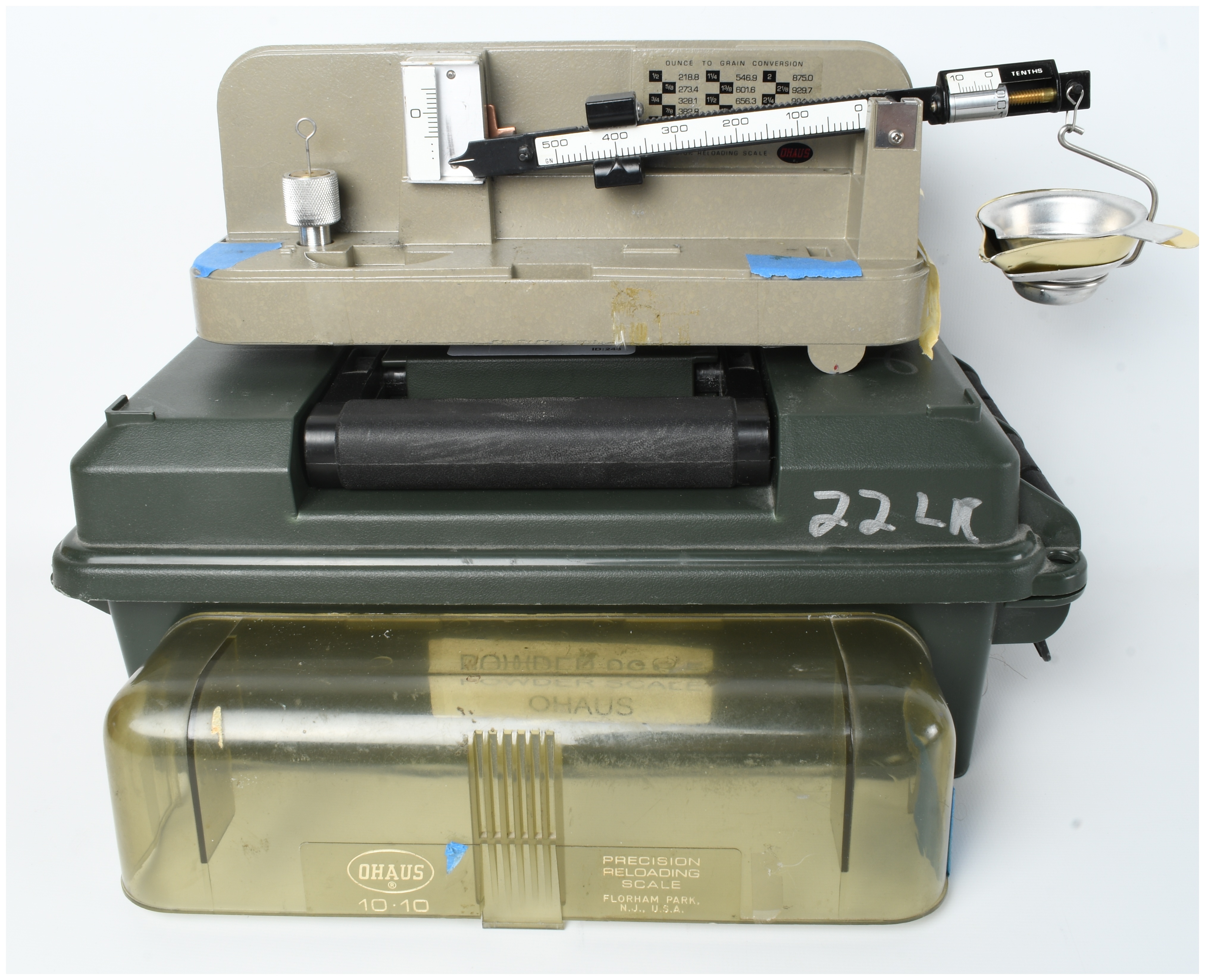 Ohaus Model 10-10 Precision Reloading Powder Scale