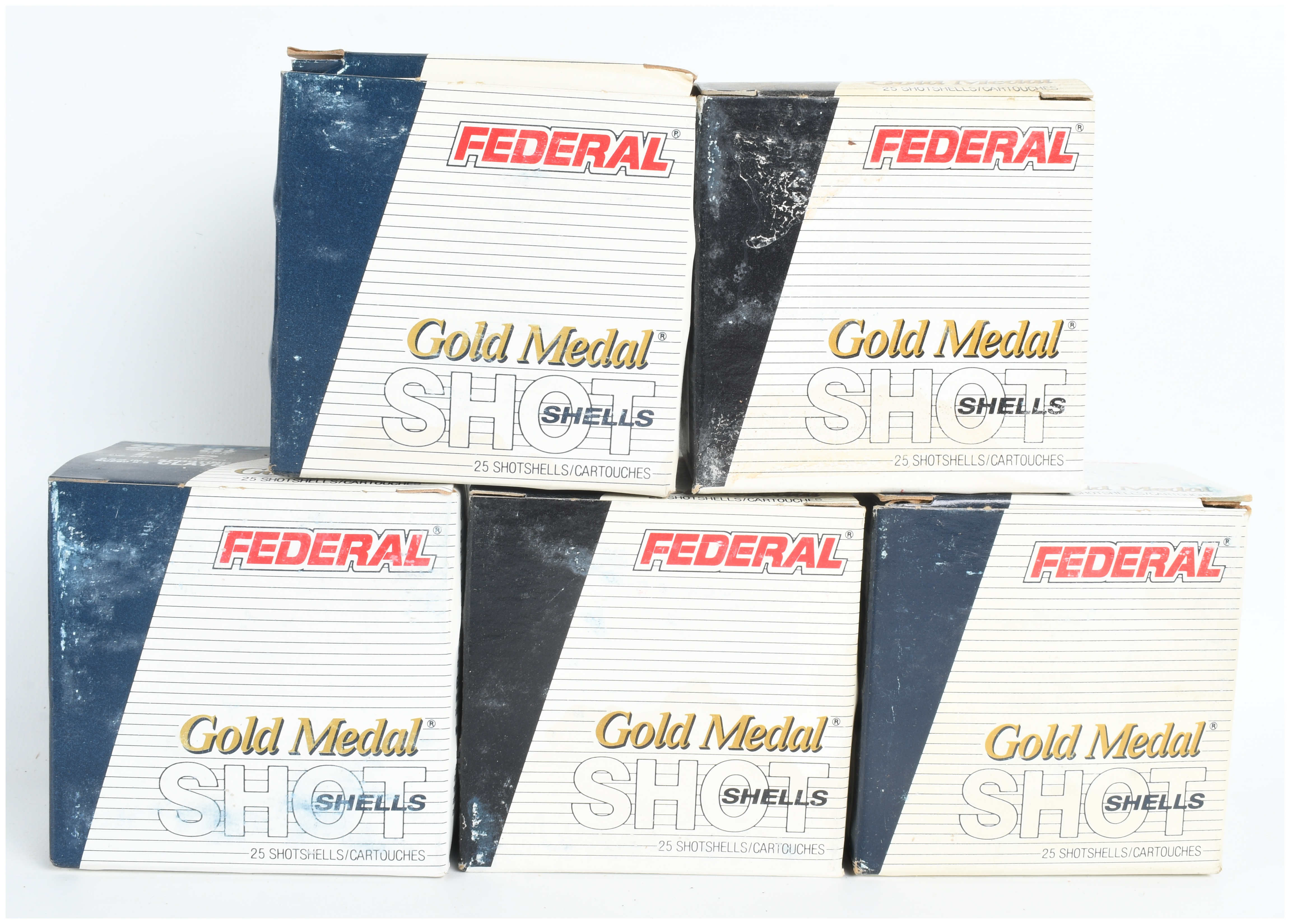 A Lot of 125 Federal Gold Medal Sporting Clays Shotgun Ammunition 28 Gauge