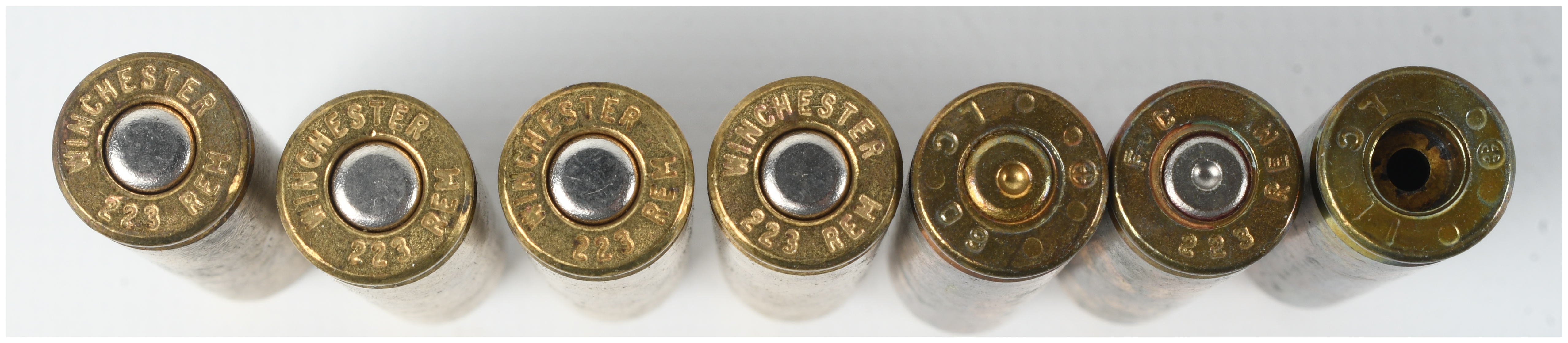 A Collection of 400 Once Fired .223 Rem and 5.56mm Brass Shell Casings