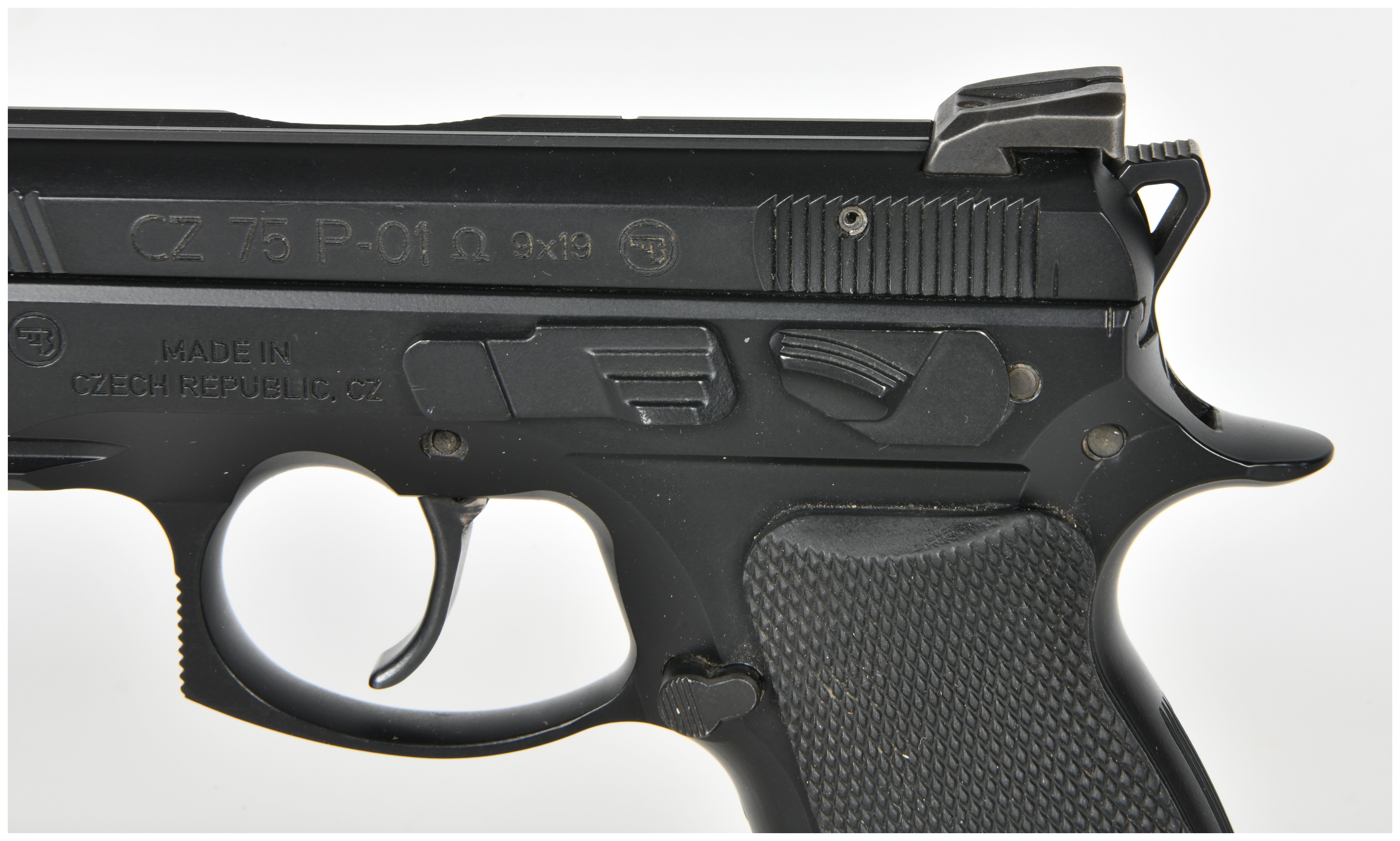 CZ 75 P-01 Omega Semi-Automatic Pistol 9x19mm with 3.75 Inch Barrel