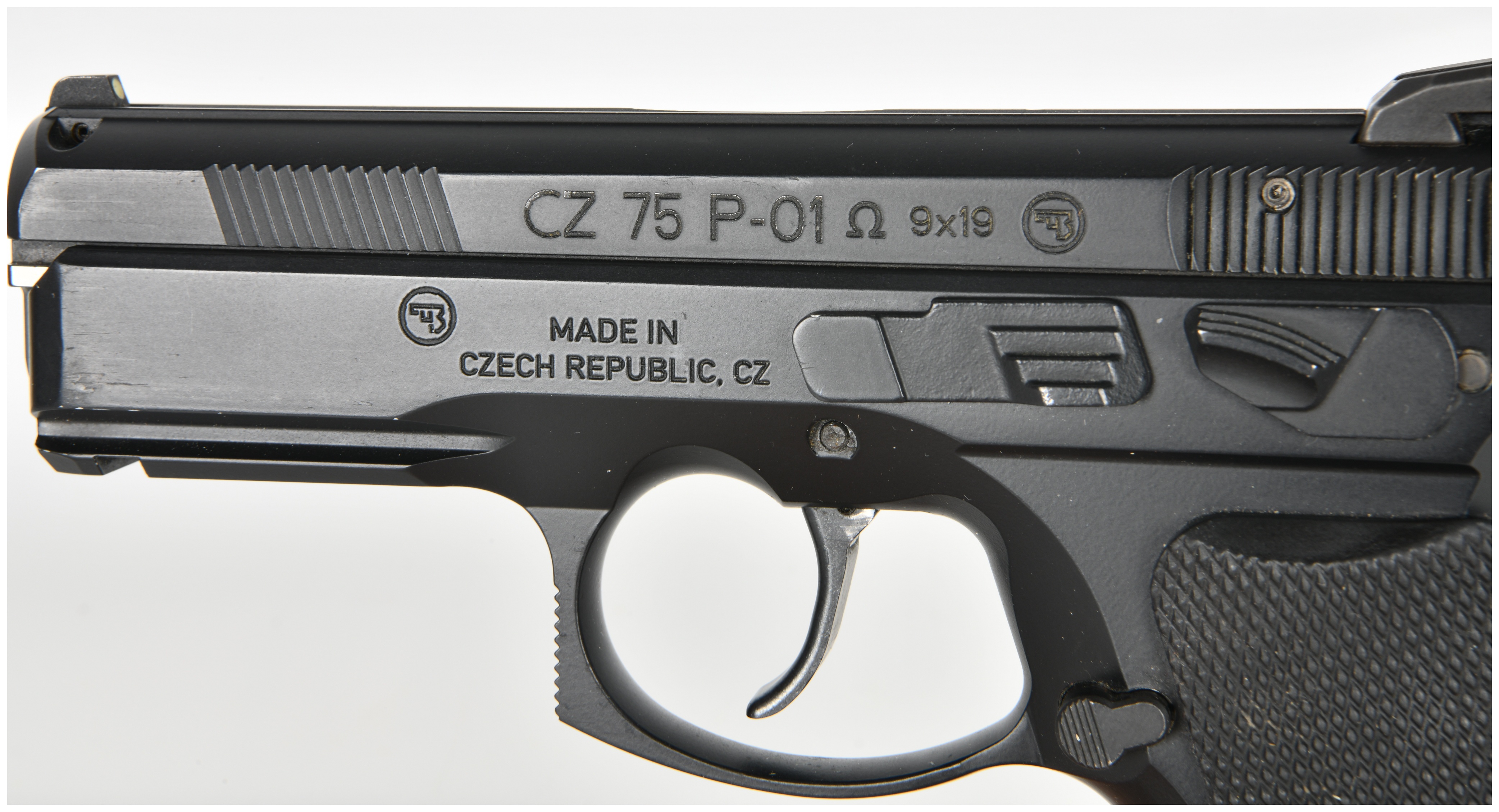 CZ 75 P-01 Omega Semi-Automatic Pistol 9x19mm with 3.75 Inch Barrel