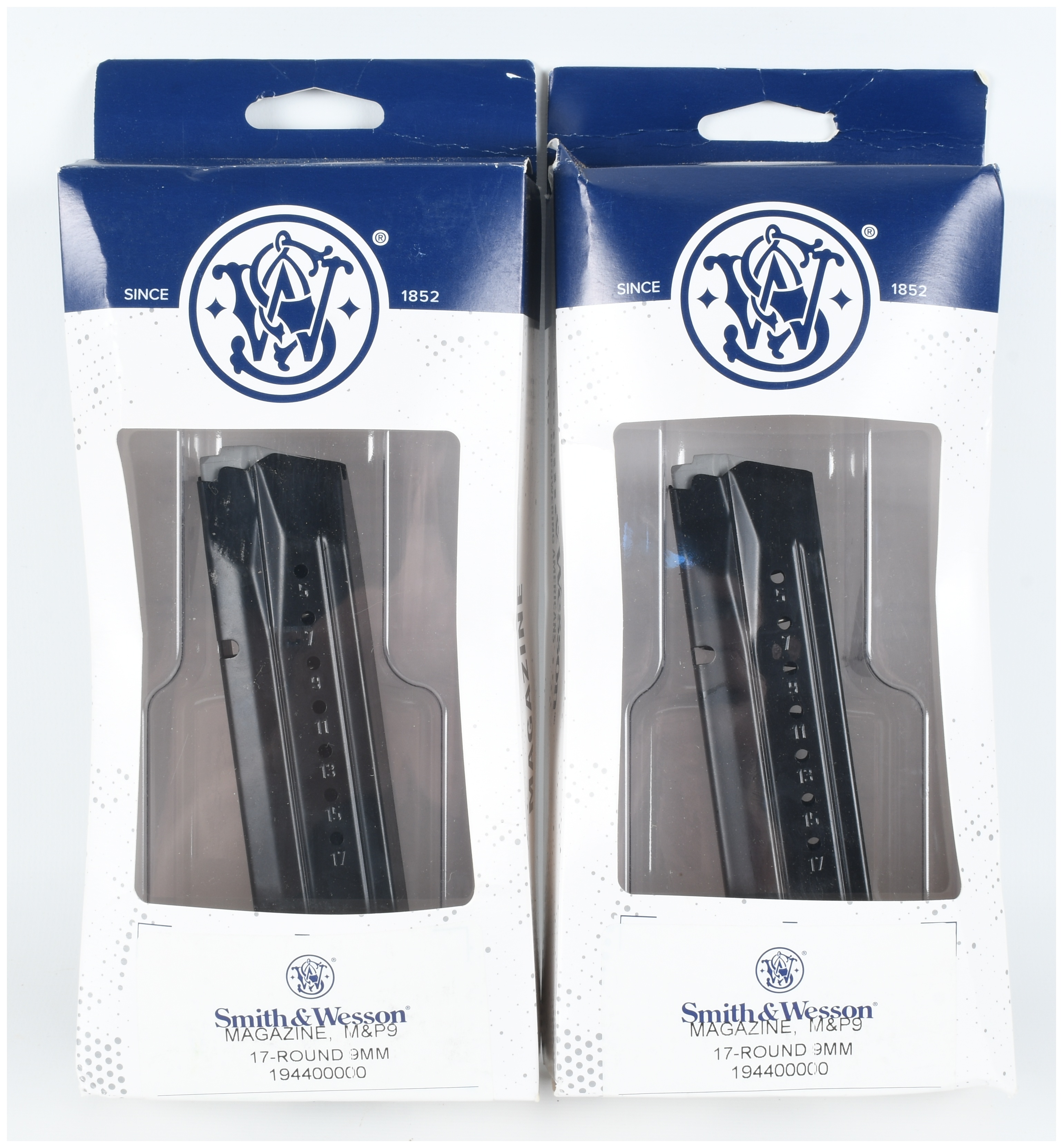 A Pair of Smith & Wesson M&P9 17-Round 9mm Magazines