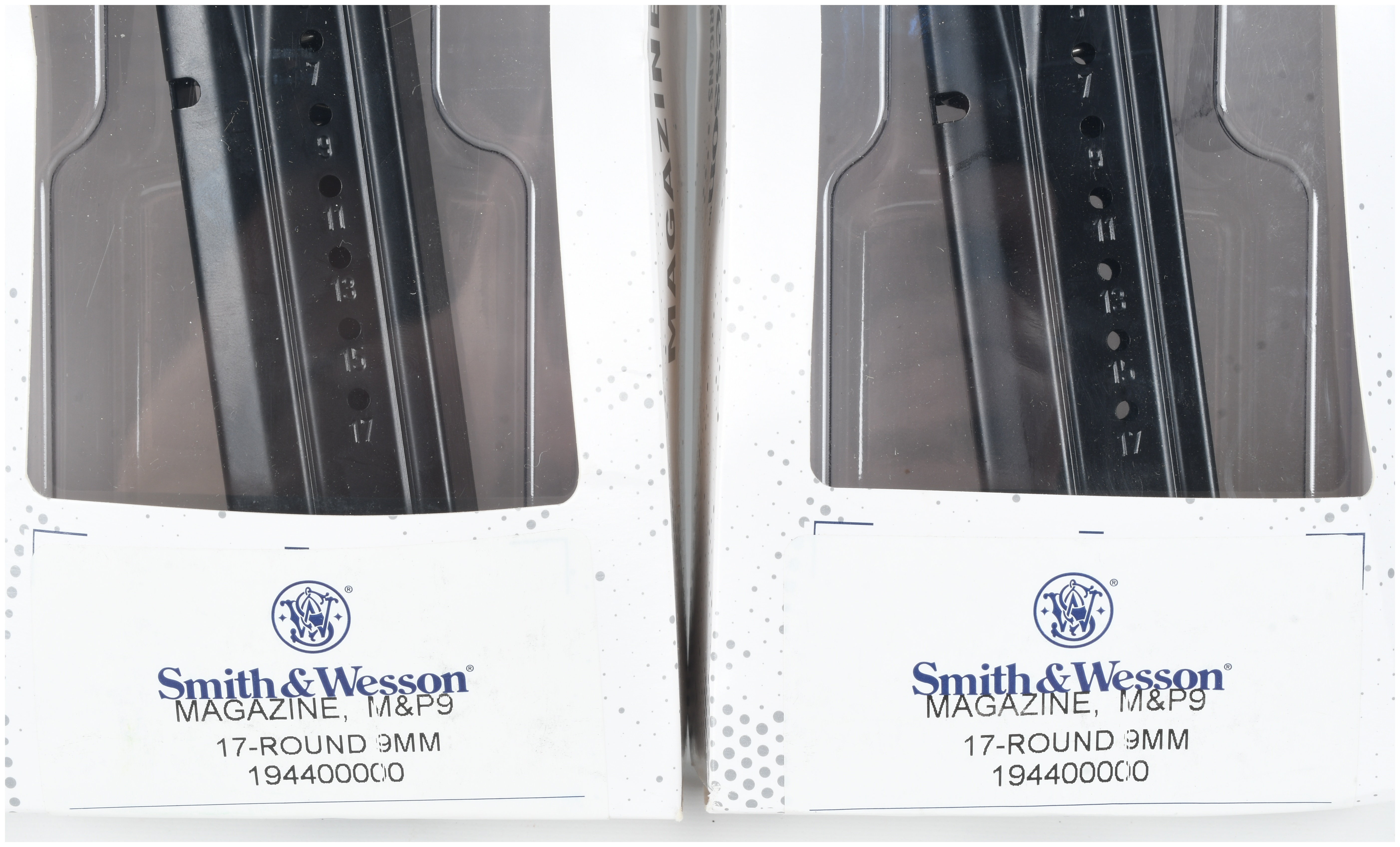 A Pair of Smith & Wesson M&P9 17-Round 9mm Magazines