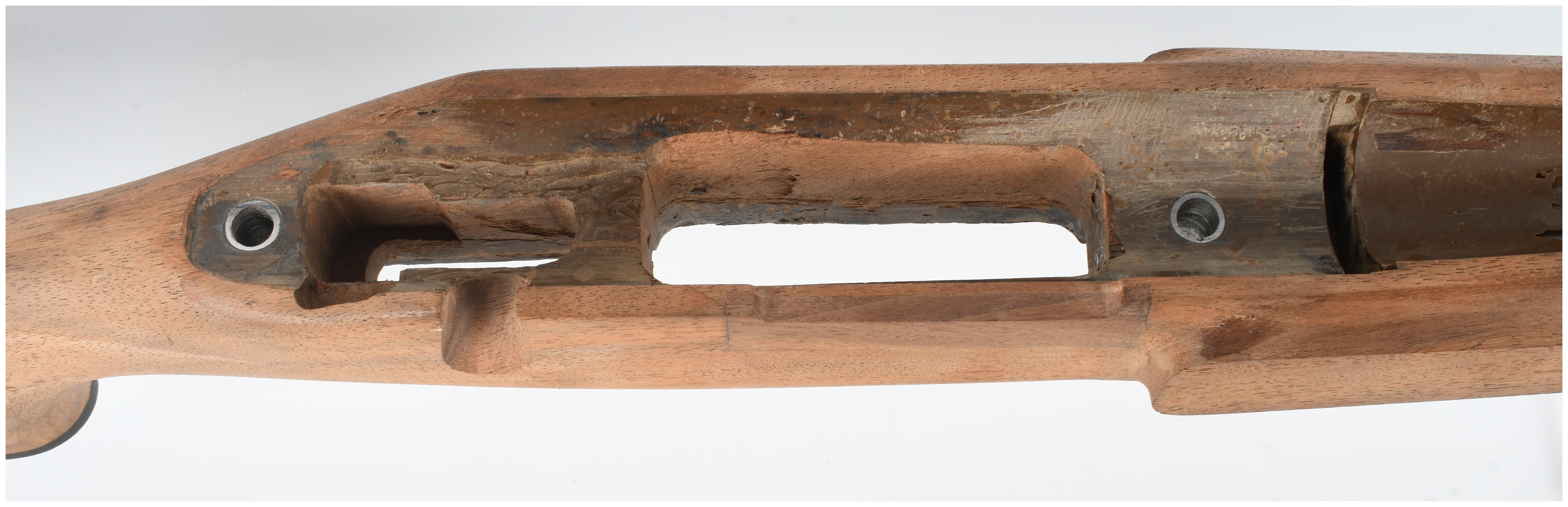 A Custom Walnut Monte Carlo Style Wooden Rifle Stock
