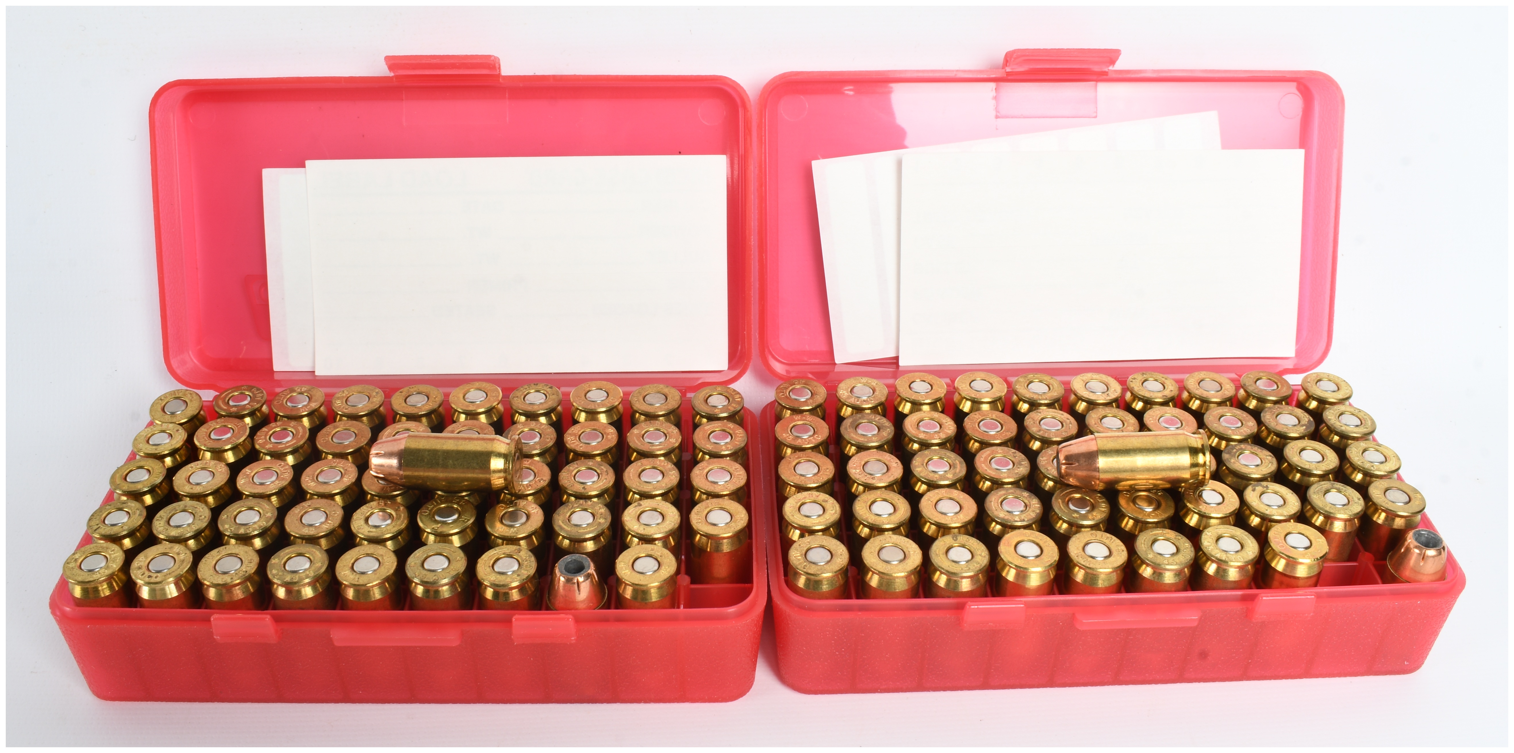 A Lot of 100 Rounds of Winchester and Remington Jacketed Hollow Point Ammunition .45 Auto