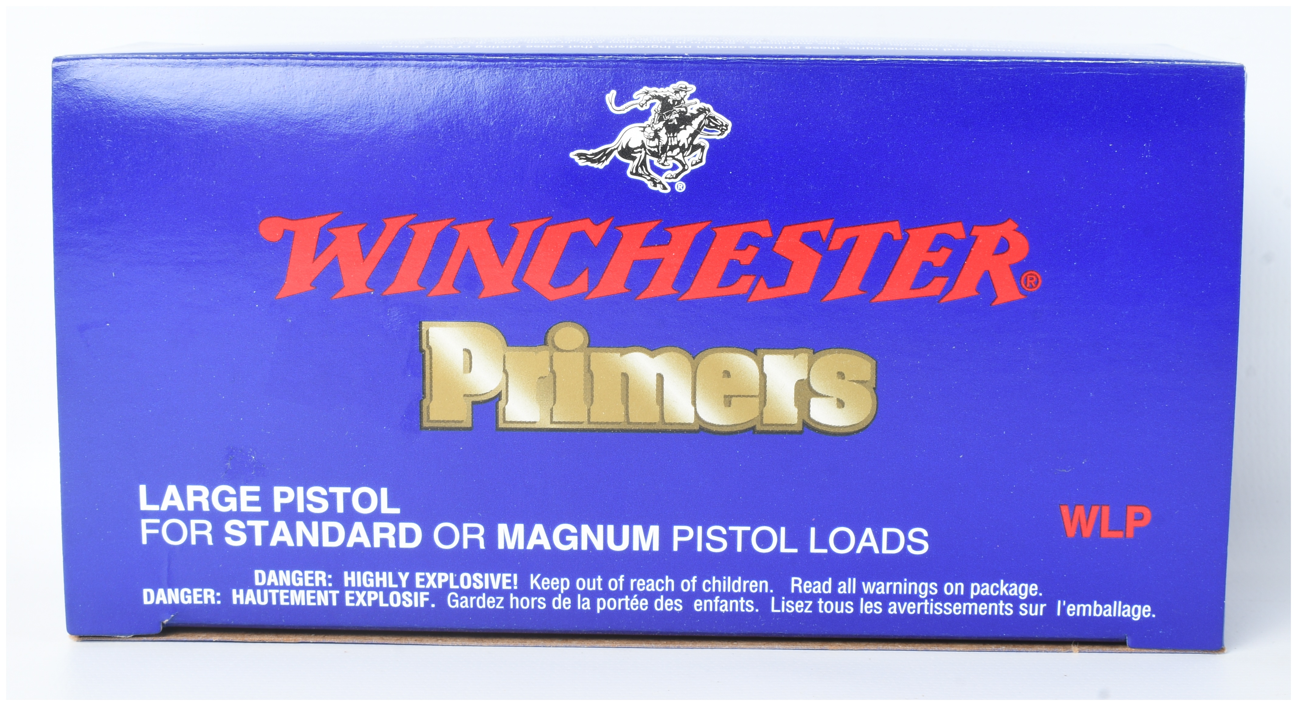 Winchester No. WLP Large Pistol Primers for Standard or Magnum Pistol Loads, 1,000 Count