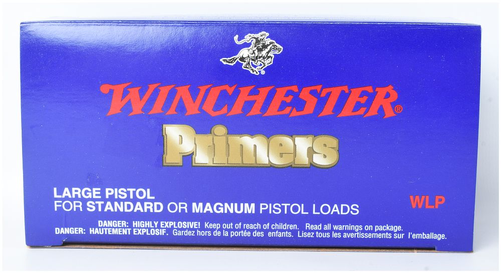 Lot 194: Winchester No. WLP Large Pistol Primers for Standard or Magnum Pistol Loads, 1,000 Count