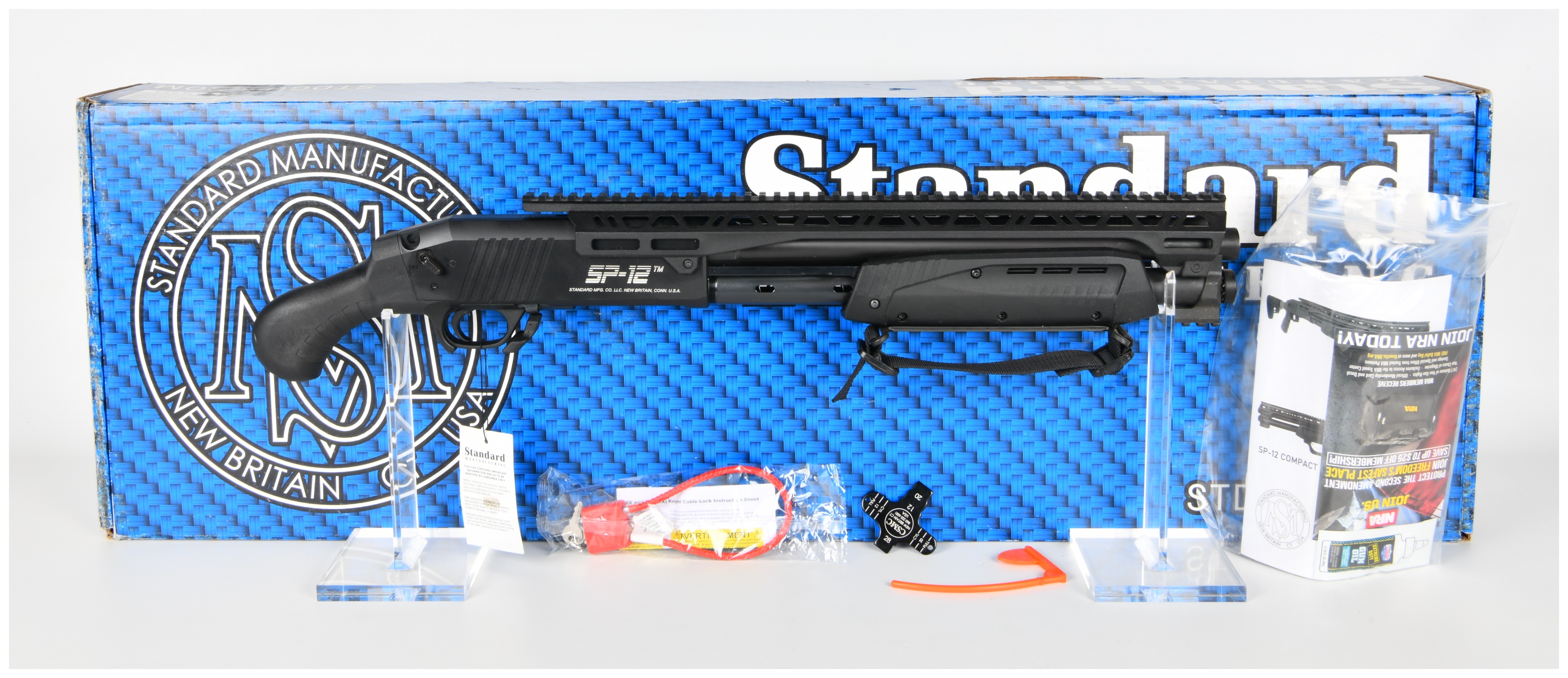 Standard Manufacturing SP-12 Compact Pump Action Shotgun 12 Gauge with 14.5 Inch Barrel