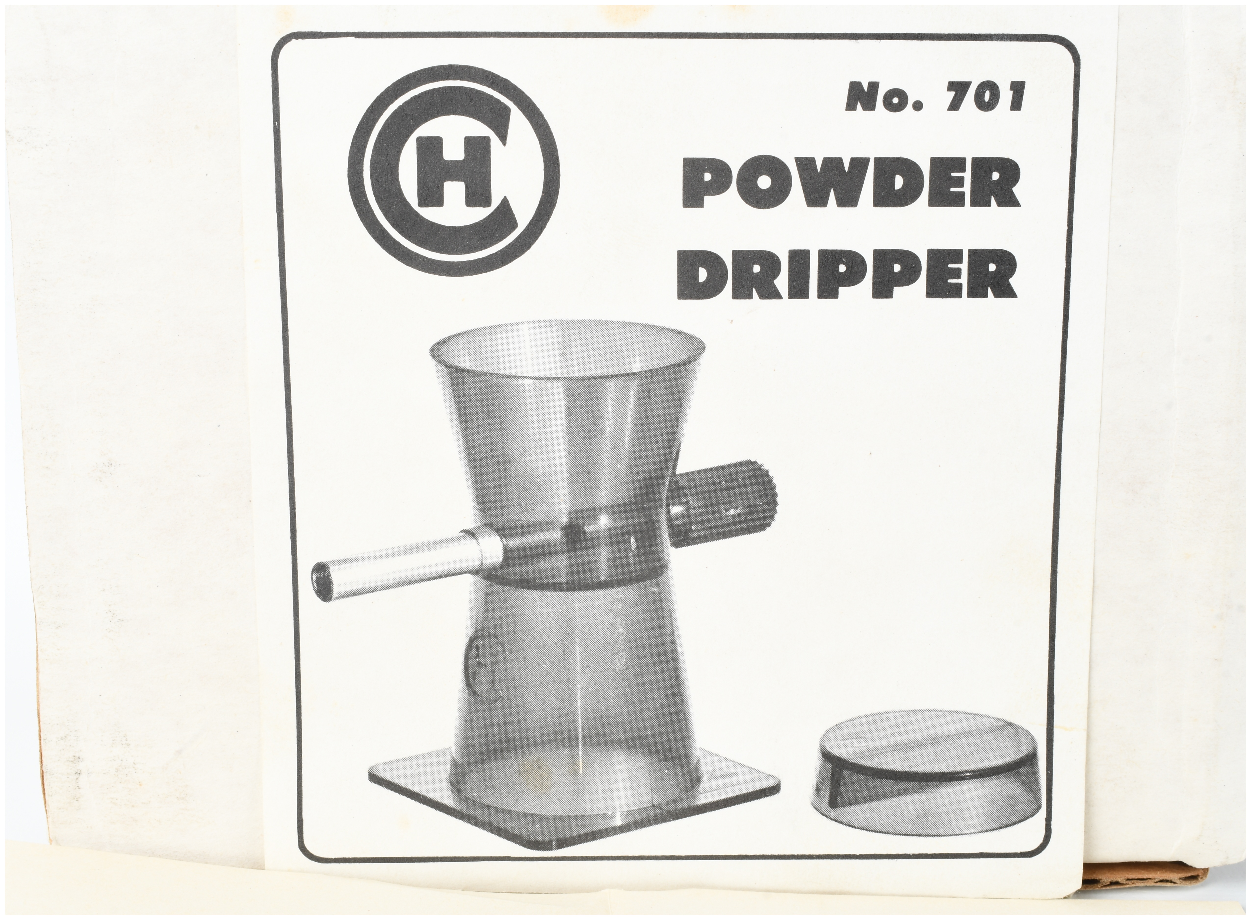 Three Vintage Reloading and Gun Care Items Including C-H Powder Dripper and Gunslick Gun-Seal