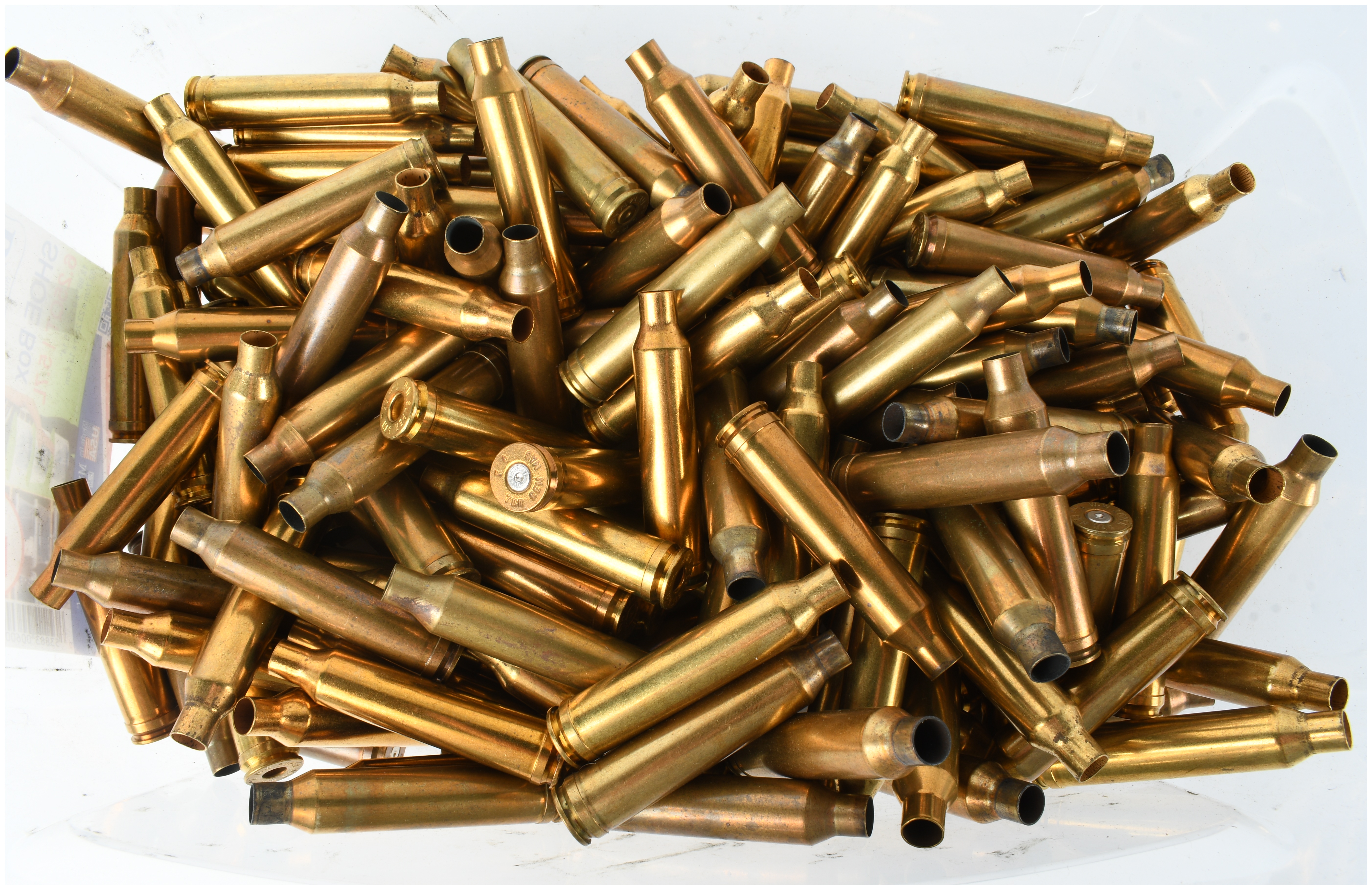 A Lot of 72 Spent Brass Rifle Ammunition Casings 7mm Remington Magnum