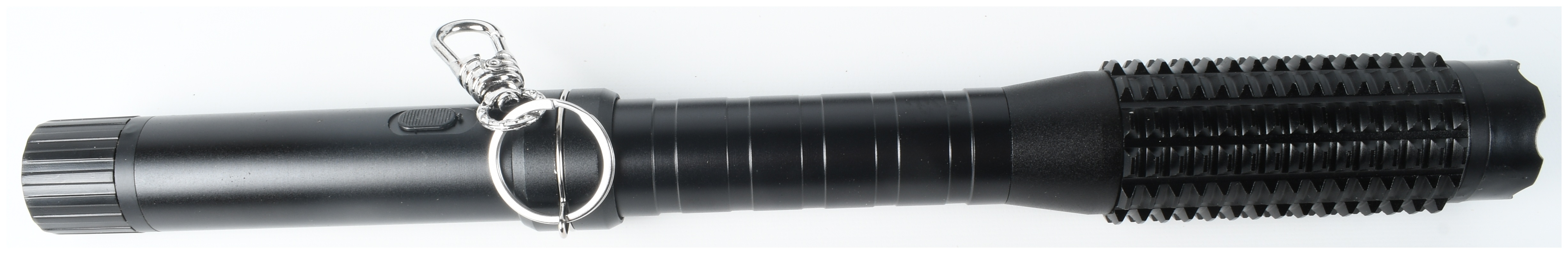 A Group of Two Tactical Accessories Including an MCG Tactical Red Dot Sight and a Stun Baton Flashlight