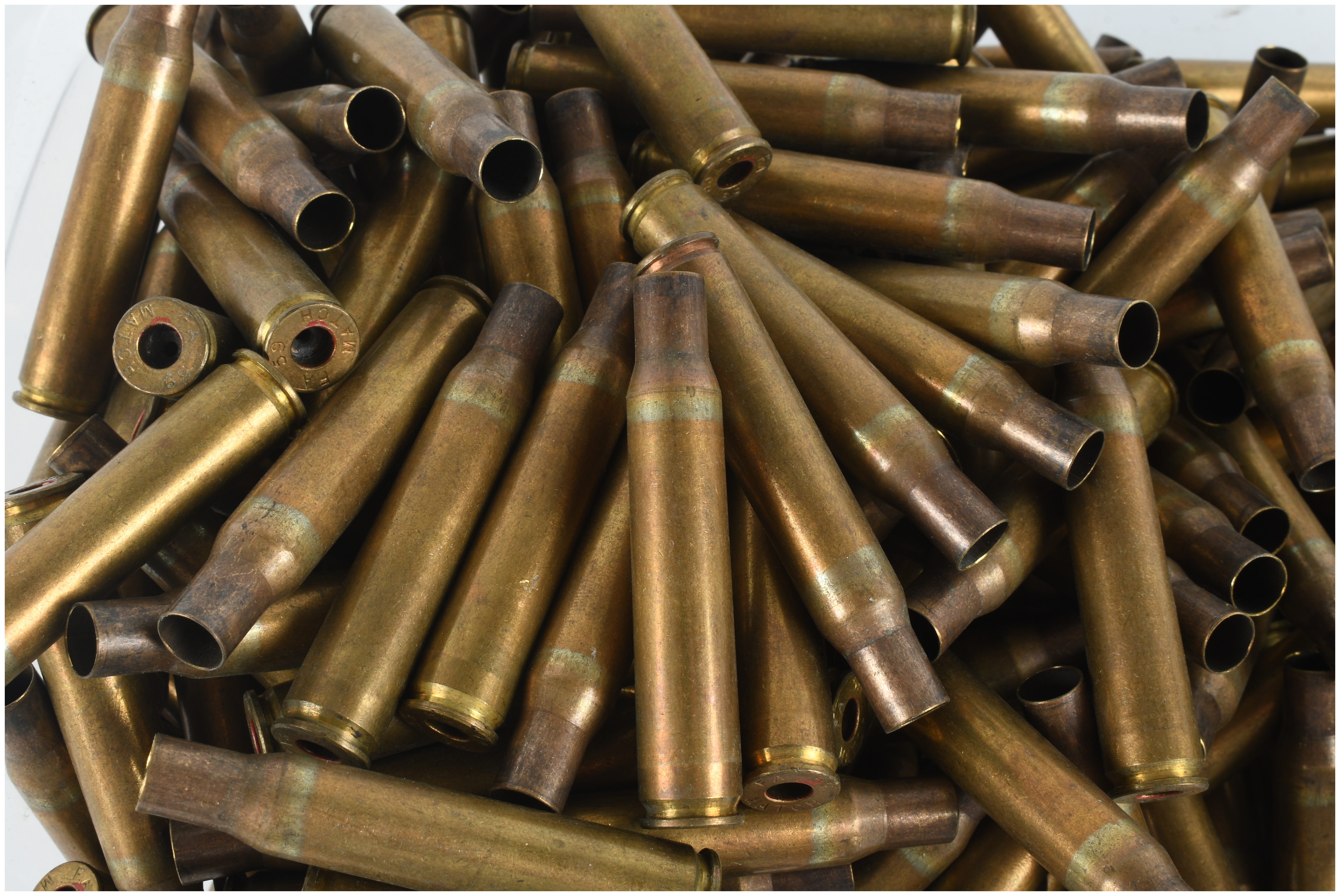 A Collection of 250 Frankford Arsenal 1959 .30-06 Springfield Match Grade Brass Shell Casings