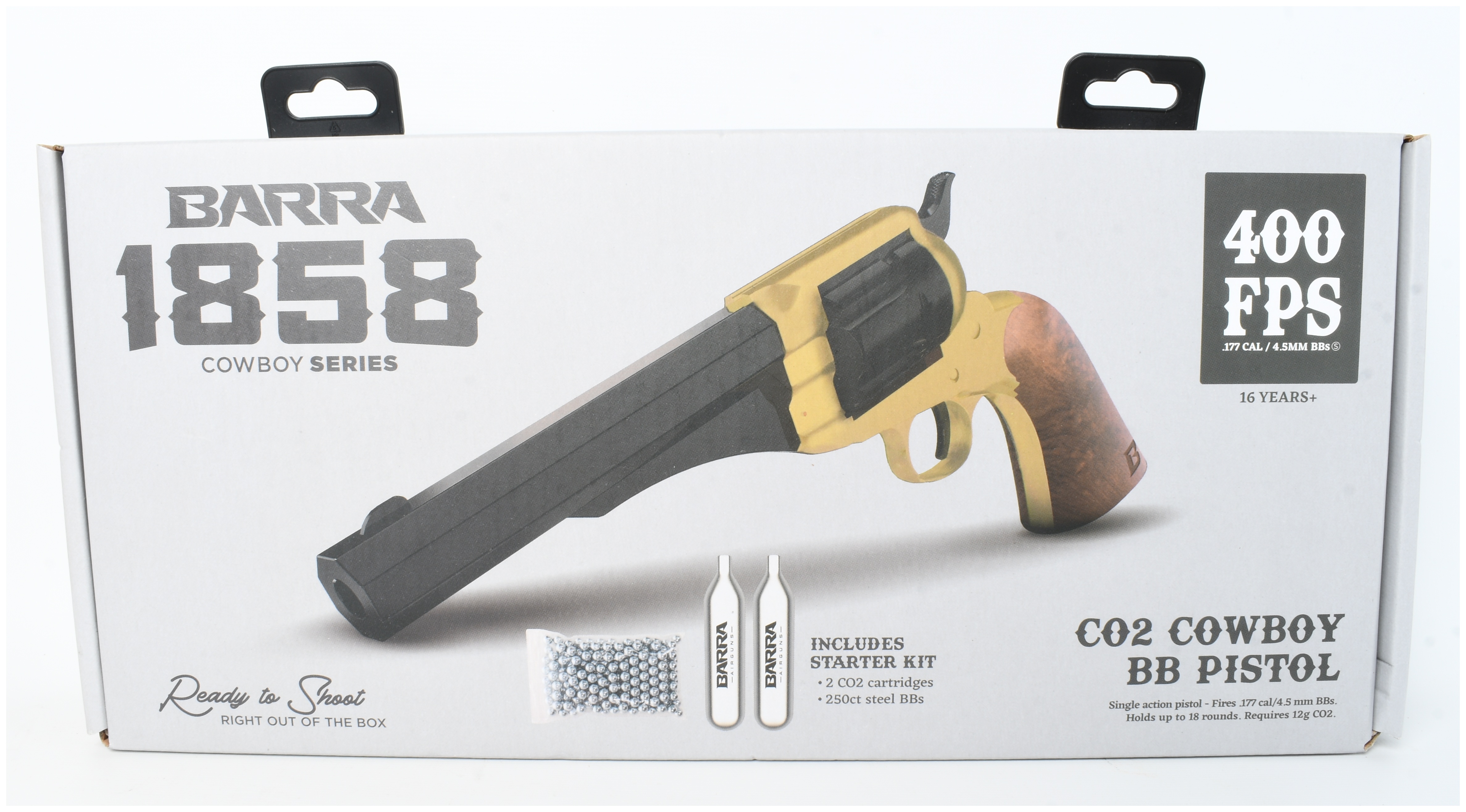 Barra 1858 Cowboy Series Single Action CO2 BB Pistol .177 Caliber