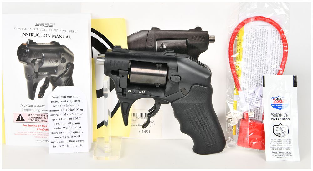 Lot 216: Standard Manufacturing S333 Thunderstruck Double Action Revolver .22 Magnum with 1.25 Inch Barrels