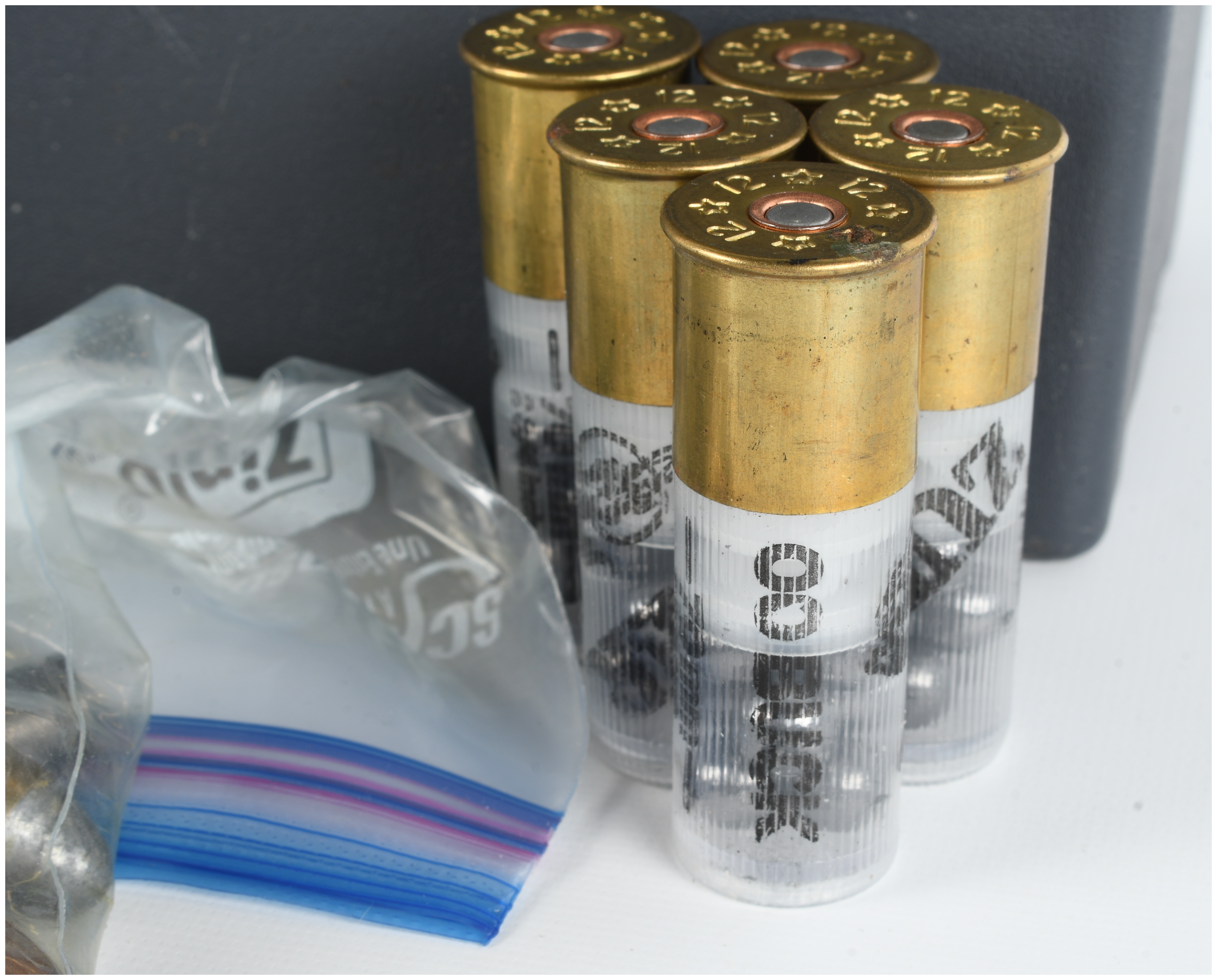 A Lot of 129 Mixed Live Ammunition Rounds with Plastic Storage Can