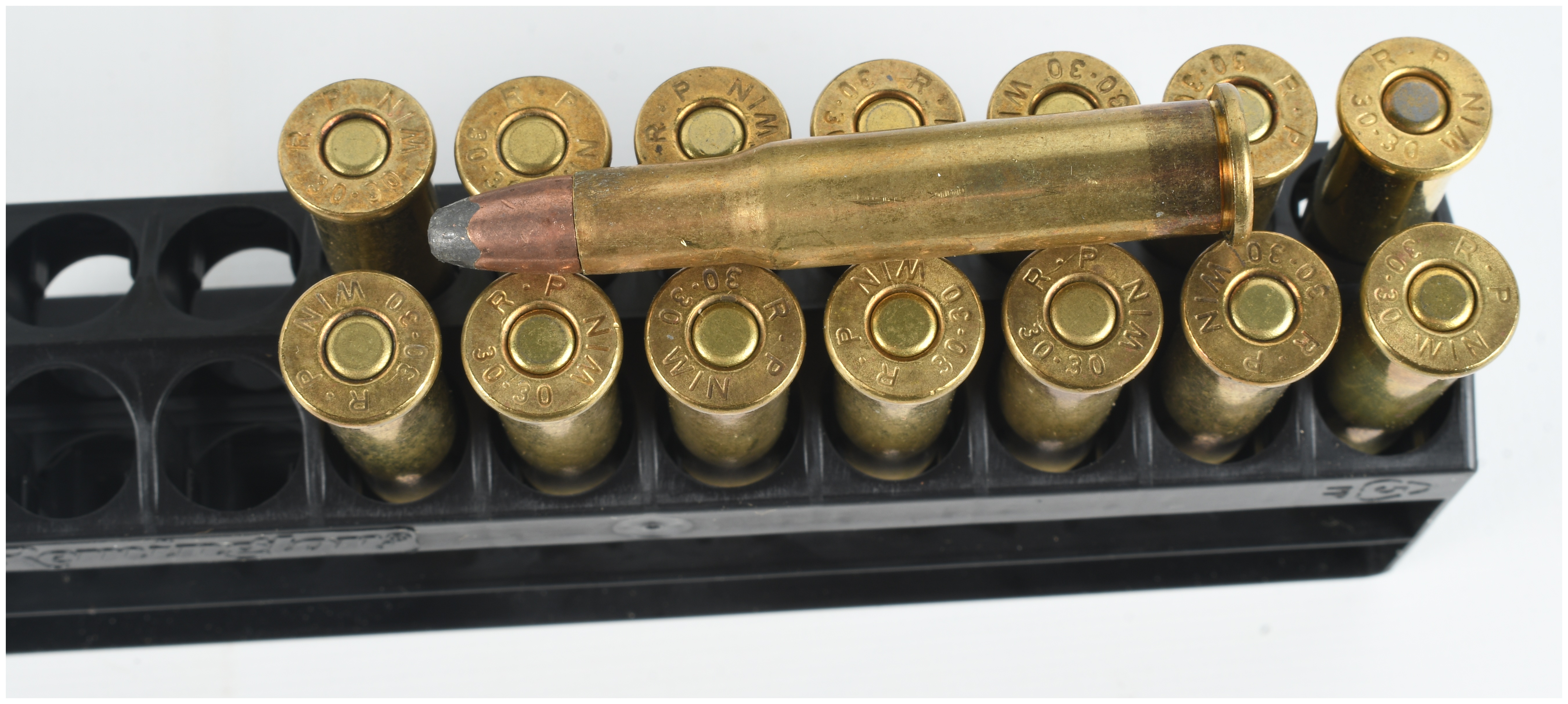 A Lot of 129 Mixed Live Ammunition Rounds with Plastic Storage Can