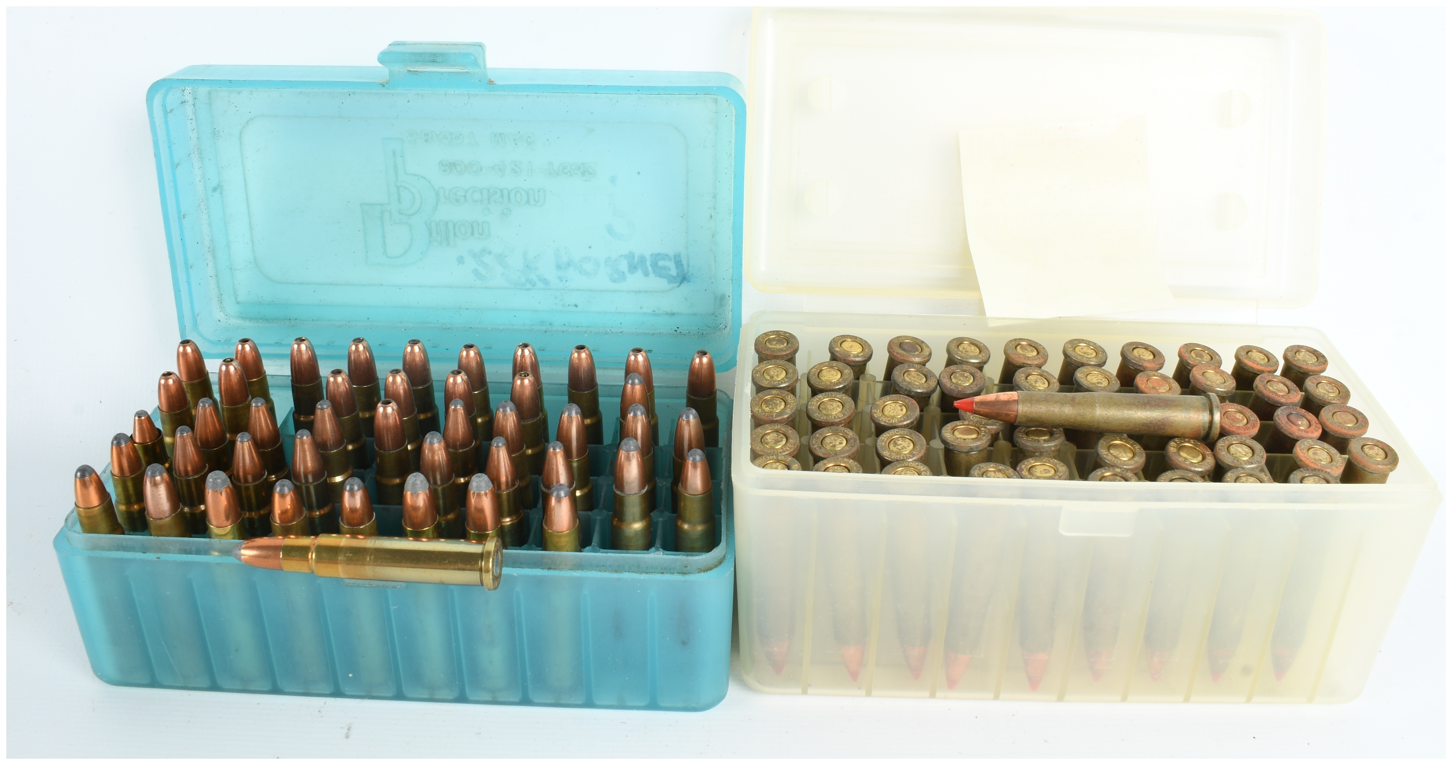 A Collection of 95 Rounds of .22 Hornet and .22 K-Hornet Centerfire Ammunition