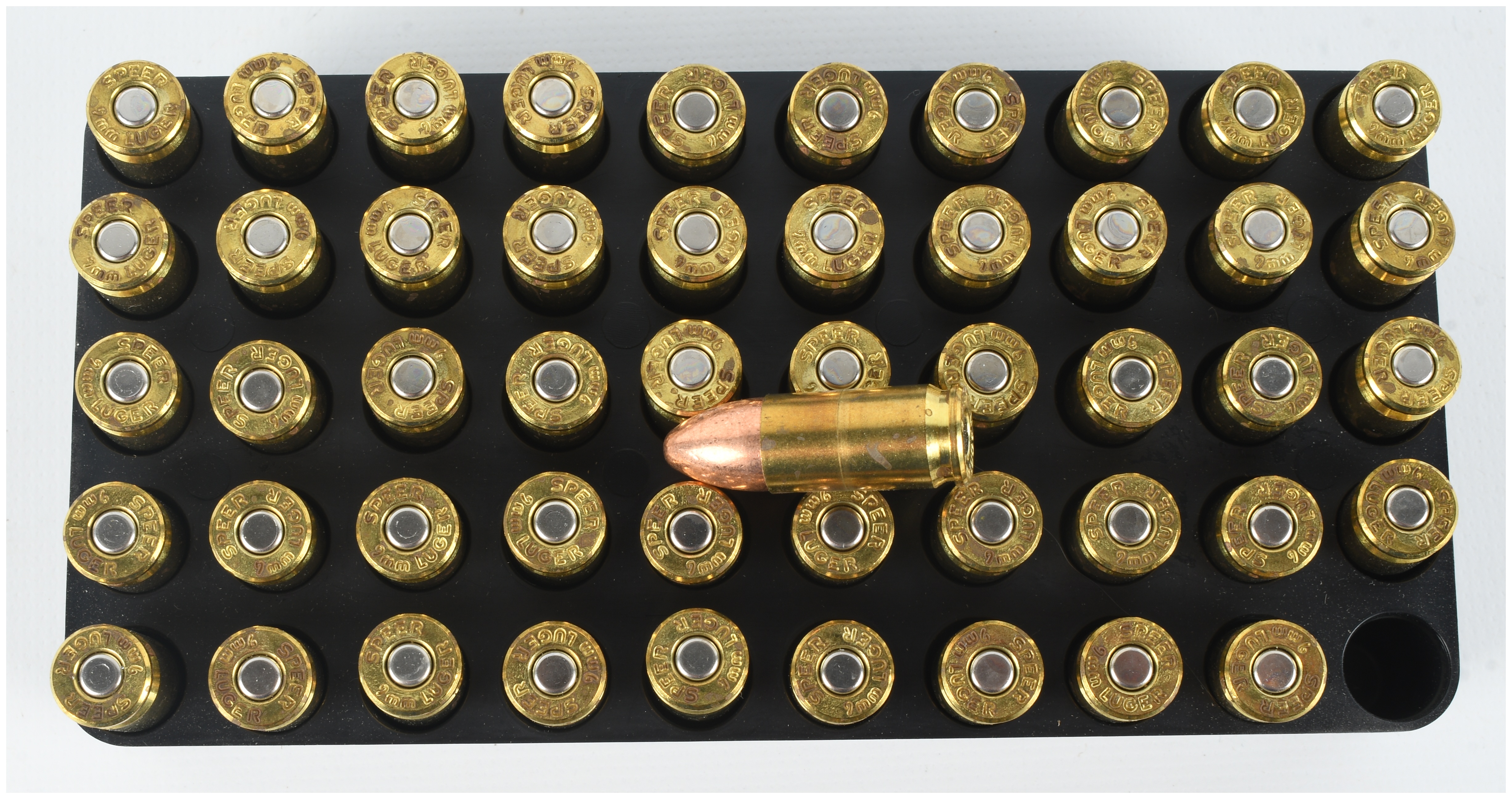 A Lot of 100 Rounds Speer Lawman Ammunition 9mm Luger