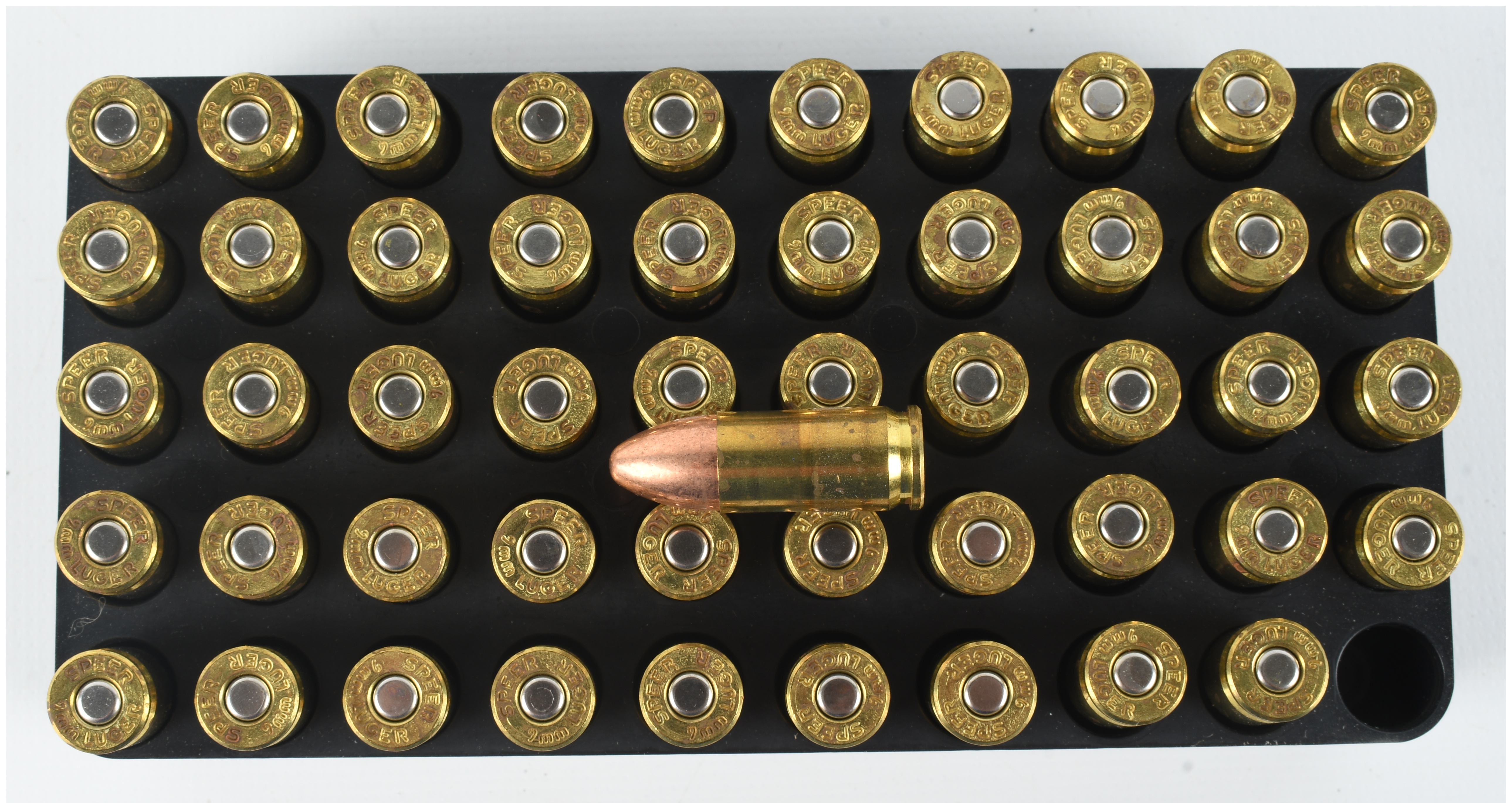 A Lot of 100 Rounds Speer Lawman Ammunition 9mm Luger