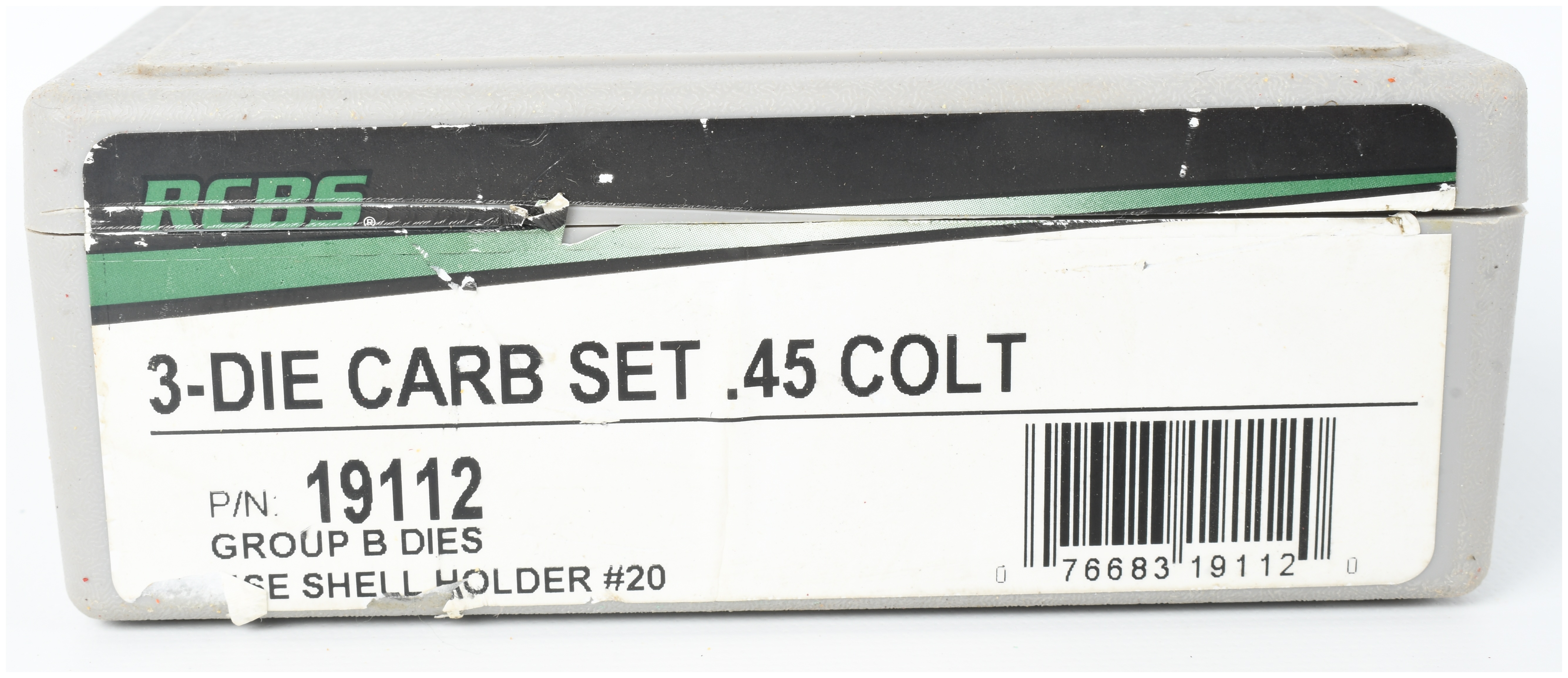 RCBS 45 Colt 3-Die Carbide Reloading Set, Part Number 19112