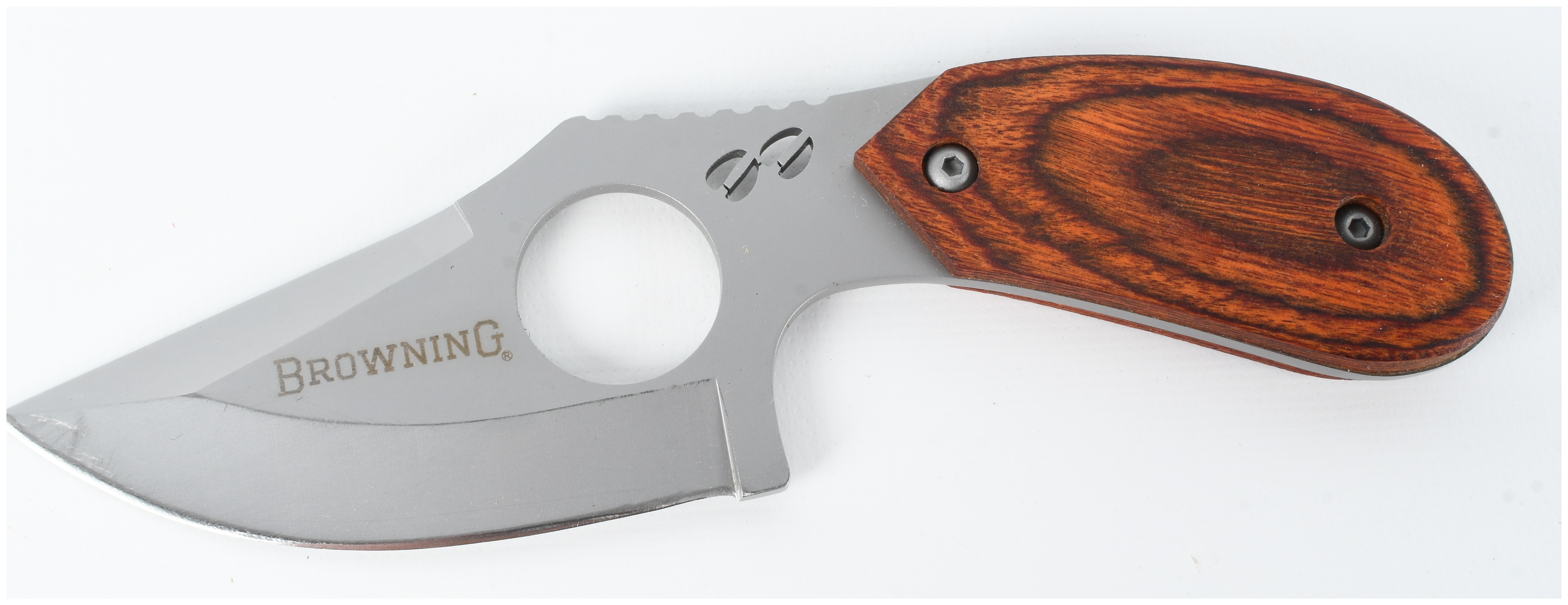 A Pair of Browning Model 387 Rocky Mountain Elk Foundation Field Knives with Sheaths