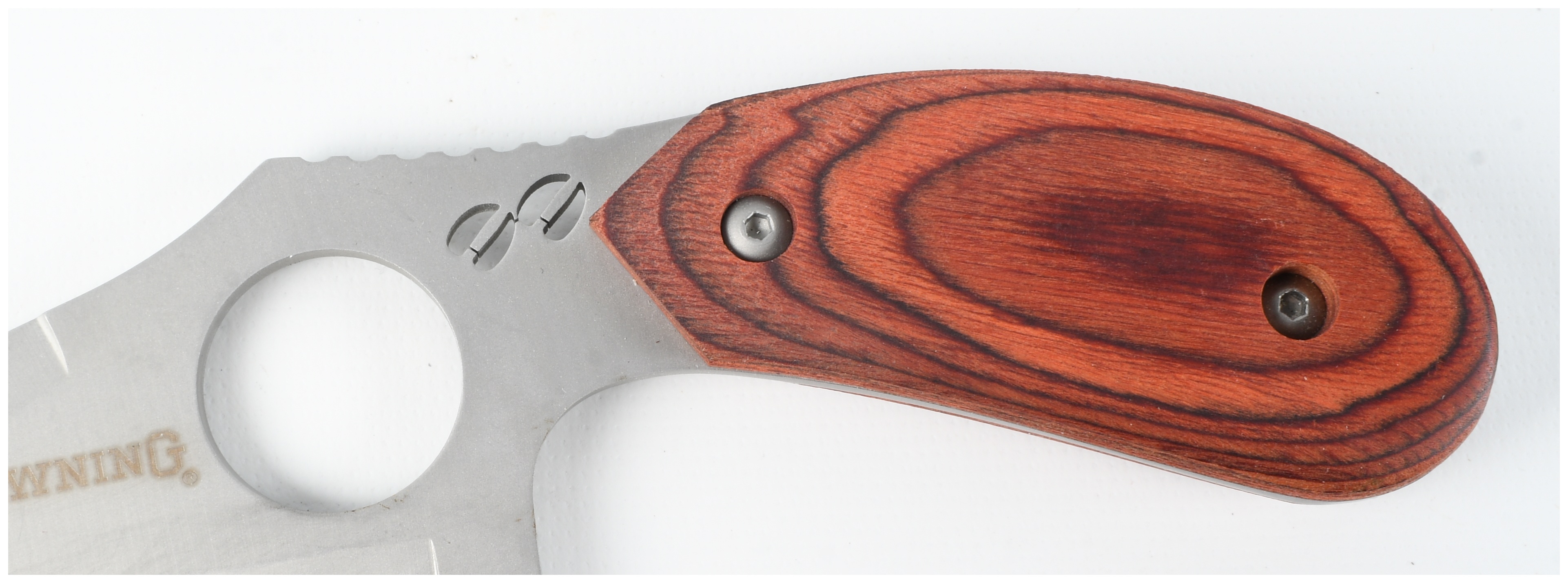 A Pair of Browning Model 387 Rocky Mountain Elk Foundation Field Knives with Sheaths