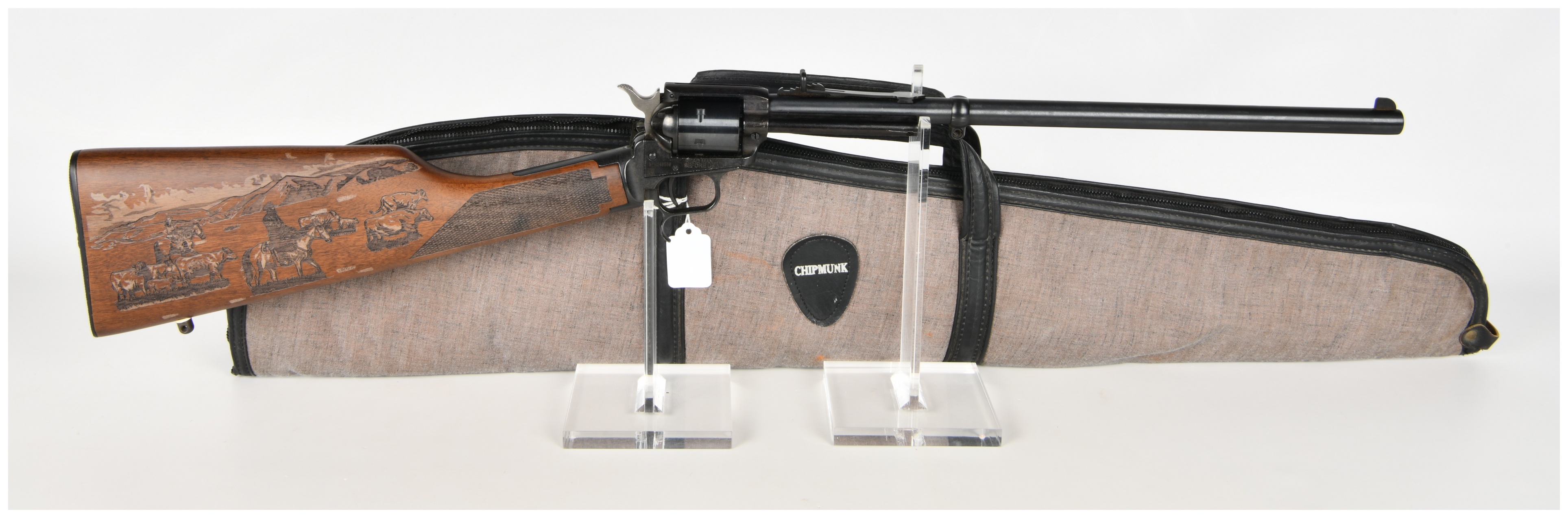 Heritage Rough Rider Rancher Single-Action Revolving Rifle .22 WMR with 16.125 Inch Barrel