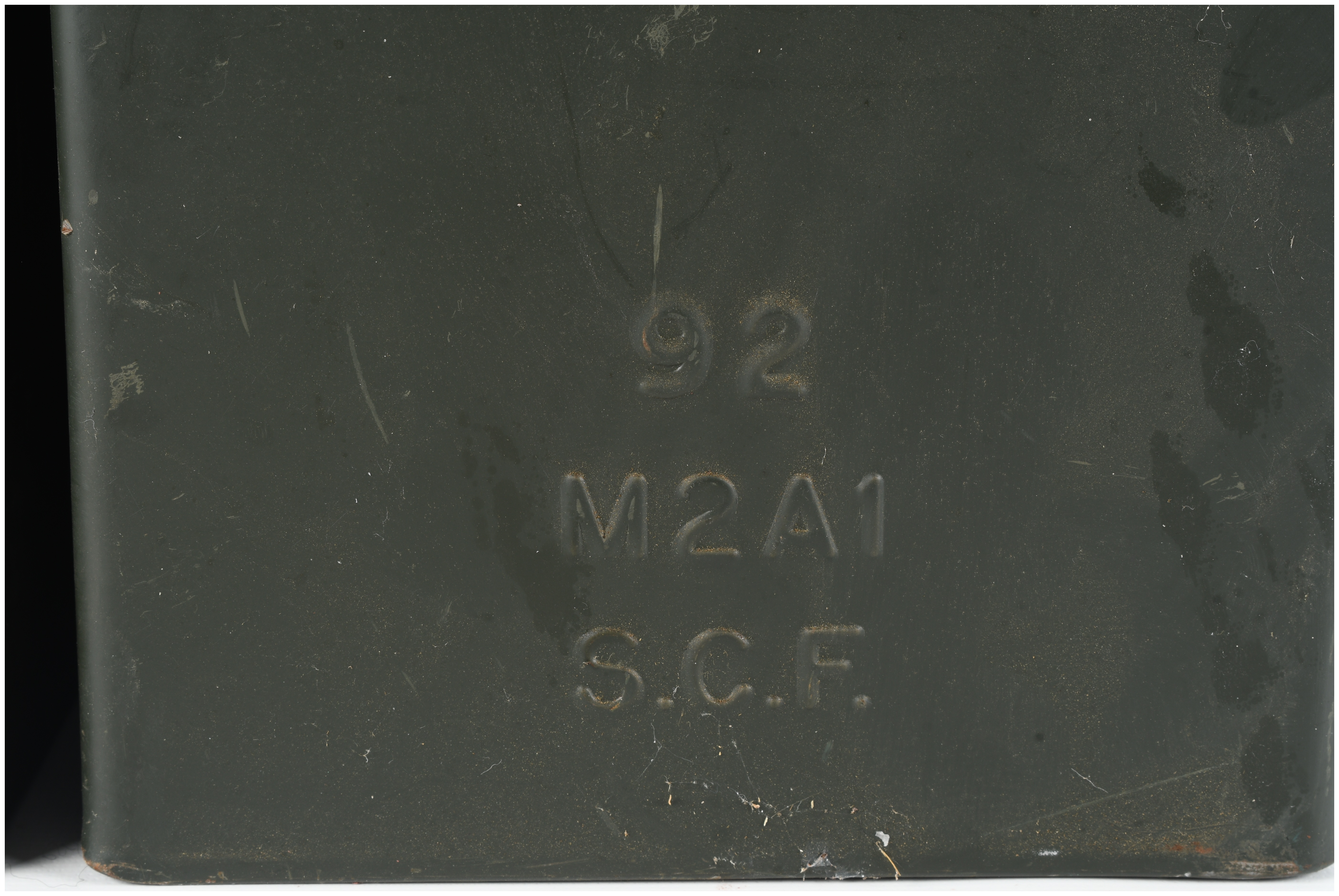 A Pair of US Military M2A1 .50 Caliber Steel Ammunition Containers