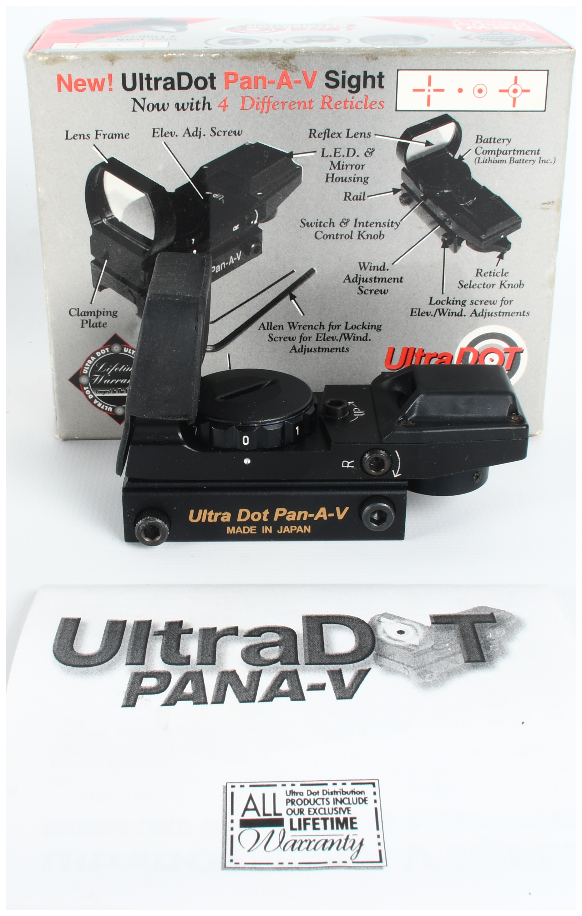 Ultradot Pan-A-V Reflex Red Dot Sight