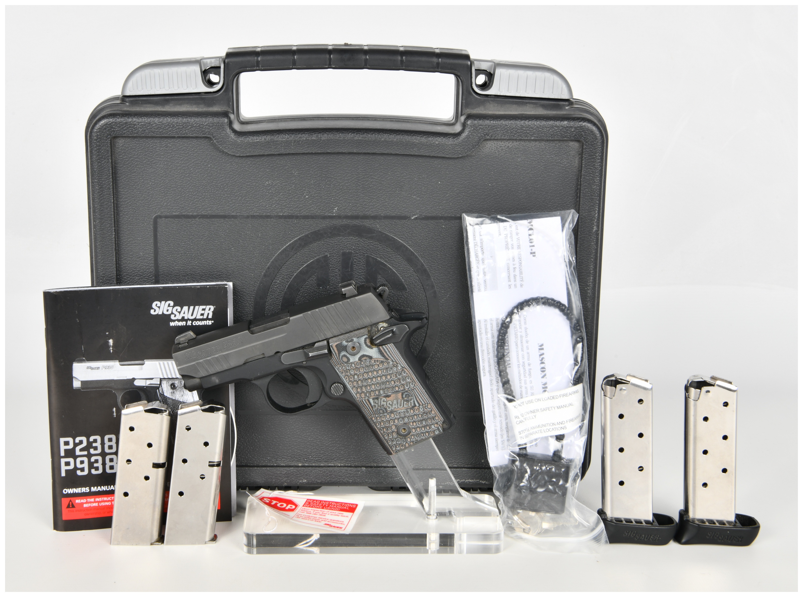 Sig Sauer P238 Semi-Automatic Pistol .380 Auto with 2.7 Inch Barrel