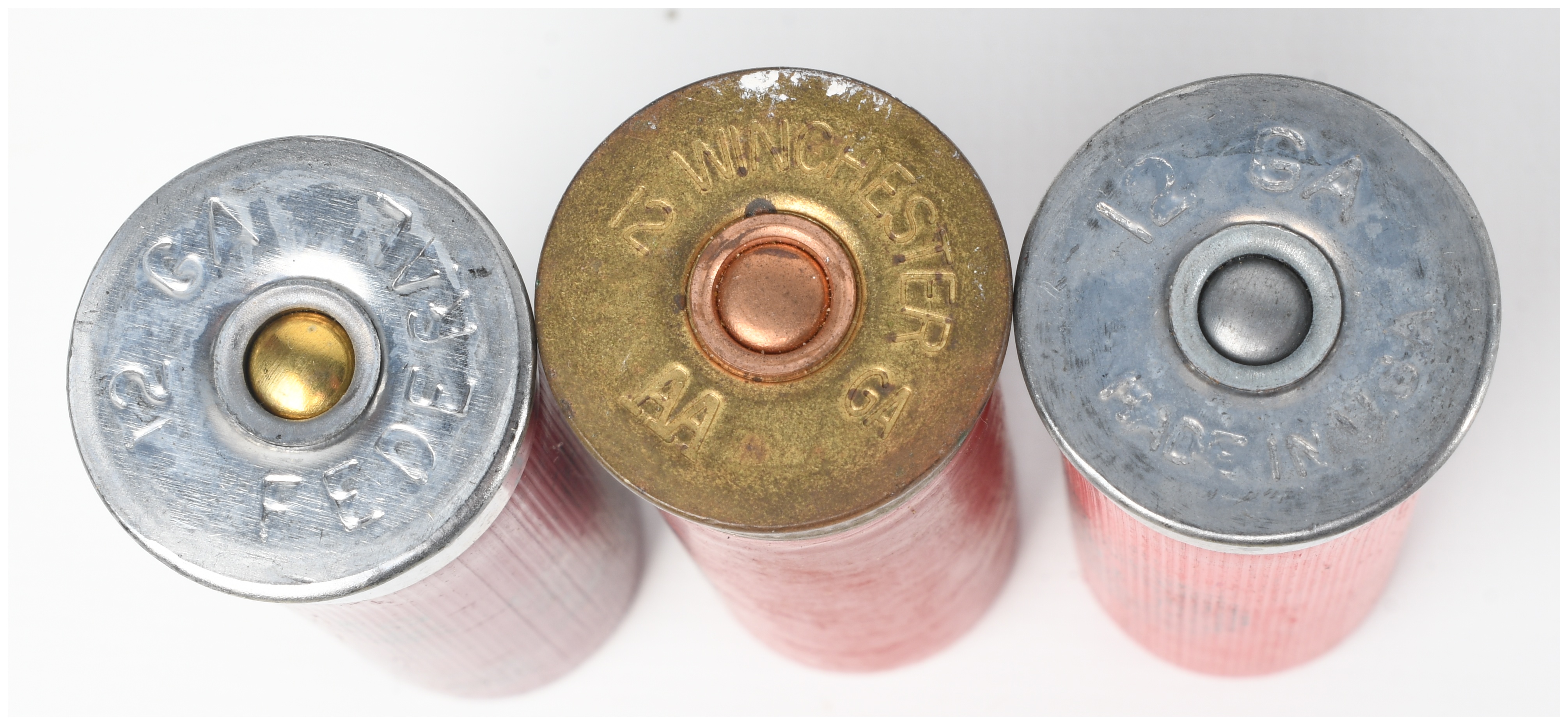 A Lot of 100 Mixed Manufacturers 12 Gauge Shotgun Shells with Ammunition Storage Box