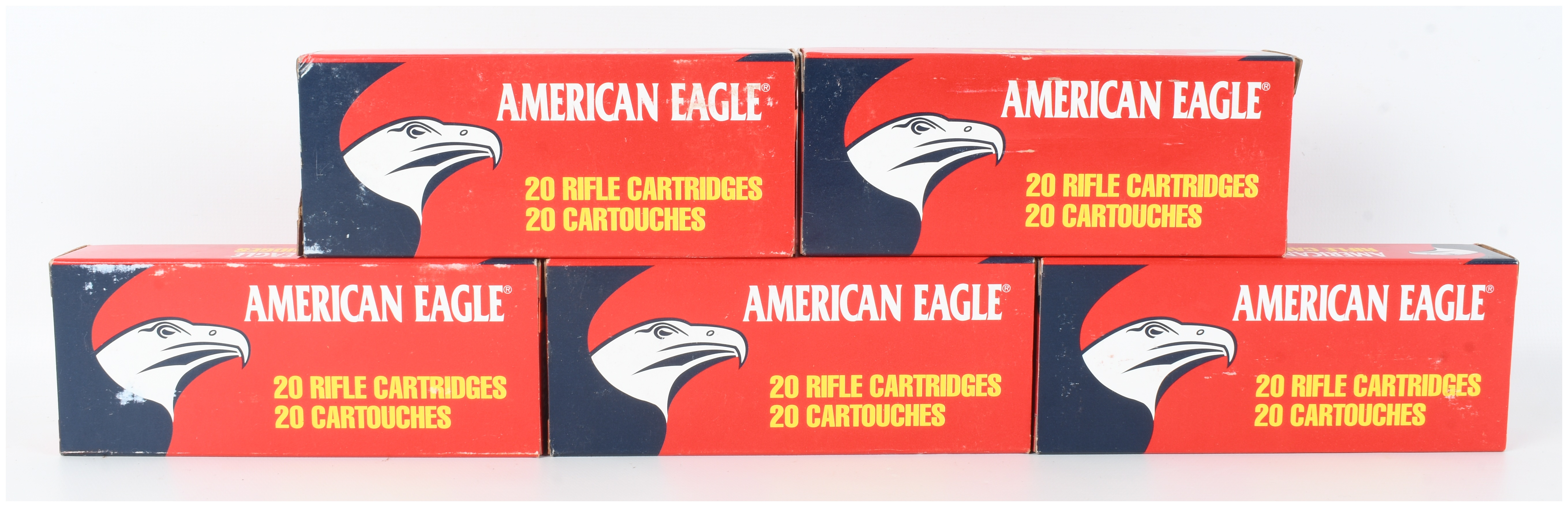 A Lot of 100 Rounds Federal American Eagle Rifle Ammunition 7.62x39mm Soviet