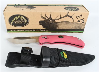Outdoor Edge SwingBabe Rotating Double Blade Hunting Knife with 3.6 Inch Blade. This Outdoor 